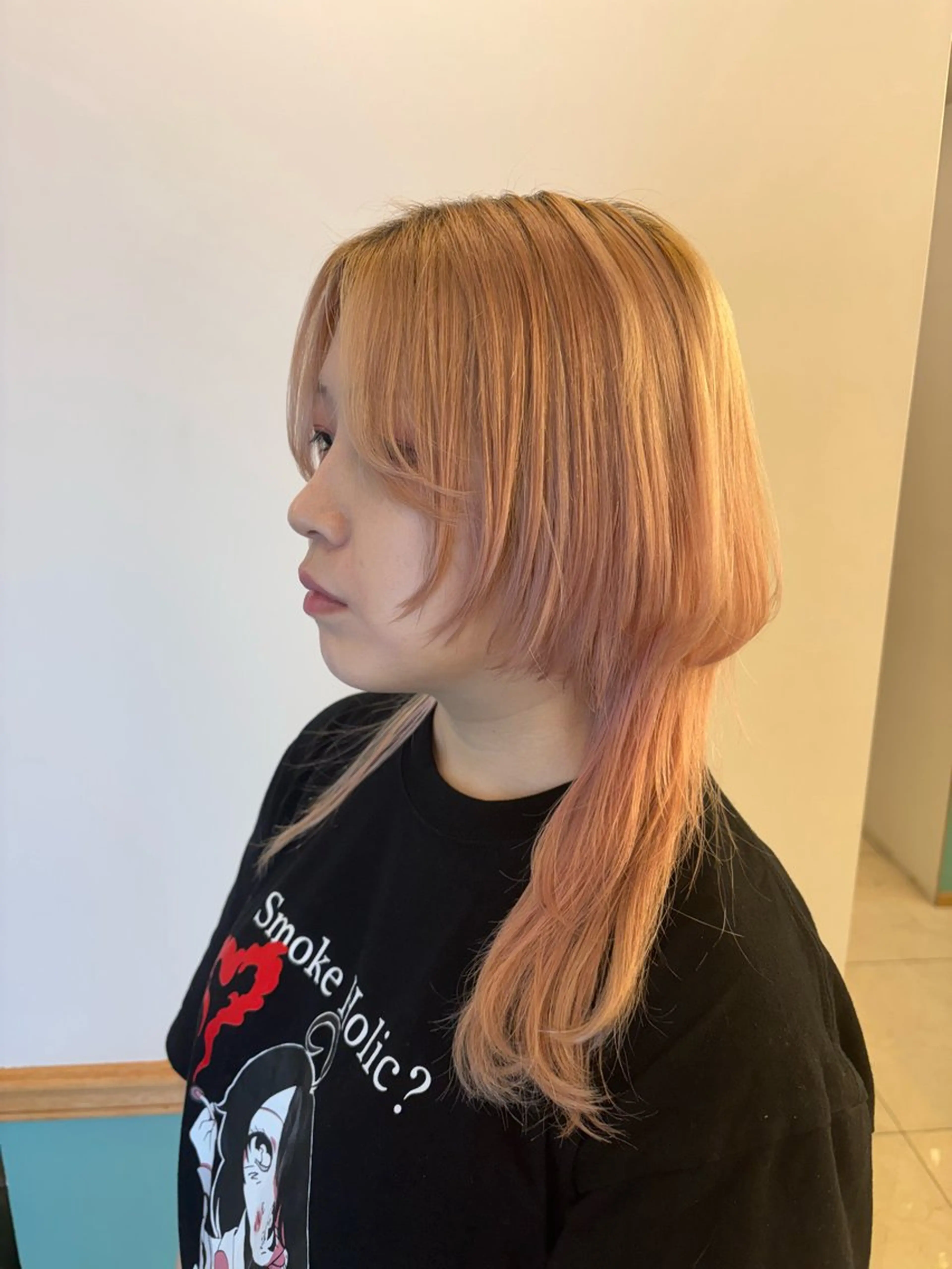 ロング ロング ウルフカット 🩶ハイトーン /レイヤーはちすのヘアスタイル