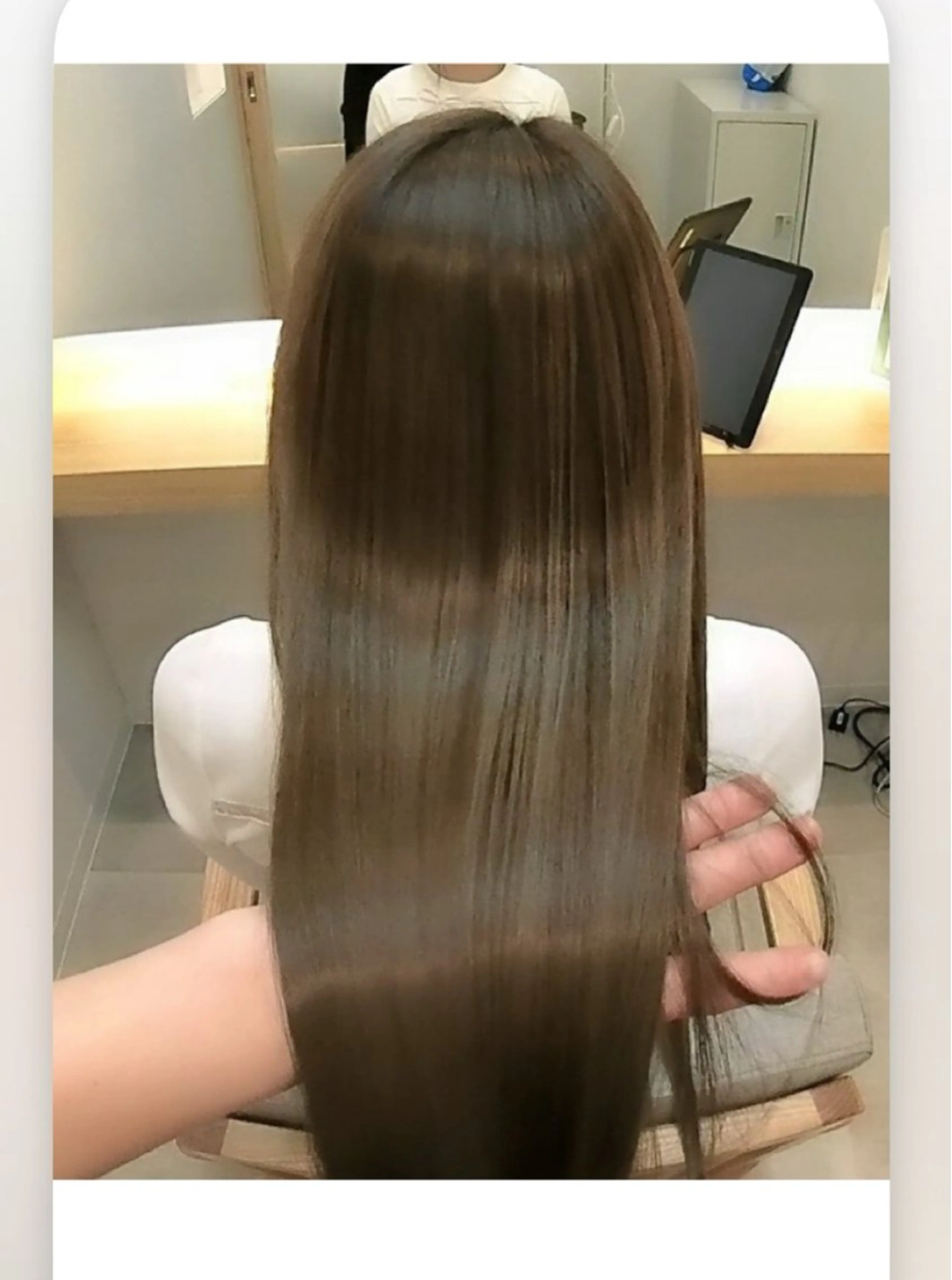 ミニモ限定❗️リピーター様⭐️1番人気⭐️【透明感◎】似合わせカット+フルカラー+5stepTOKIOトリートメントの写真