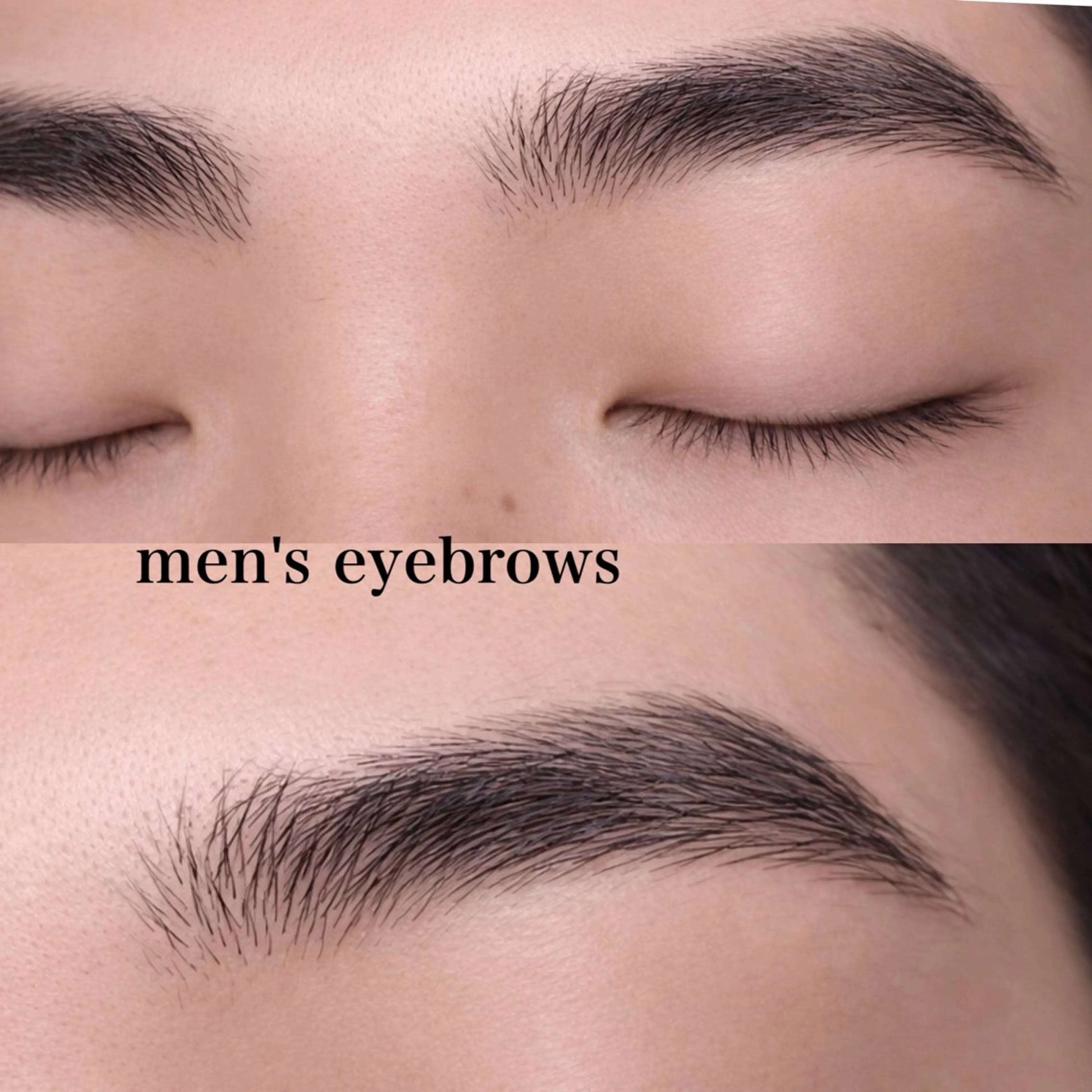 【男性にも人気👍】眉毛ワックス+間引き(メイク無し)の写真