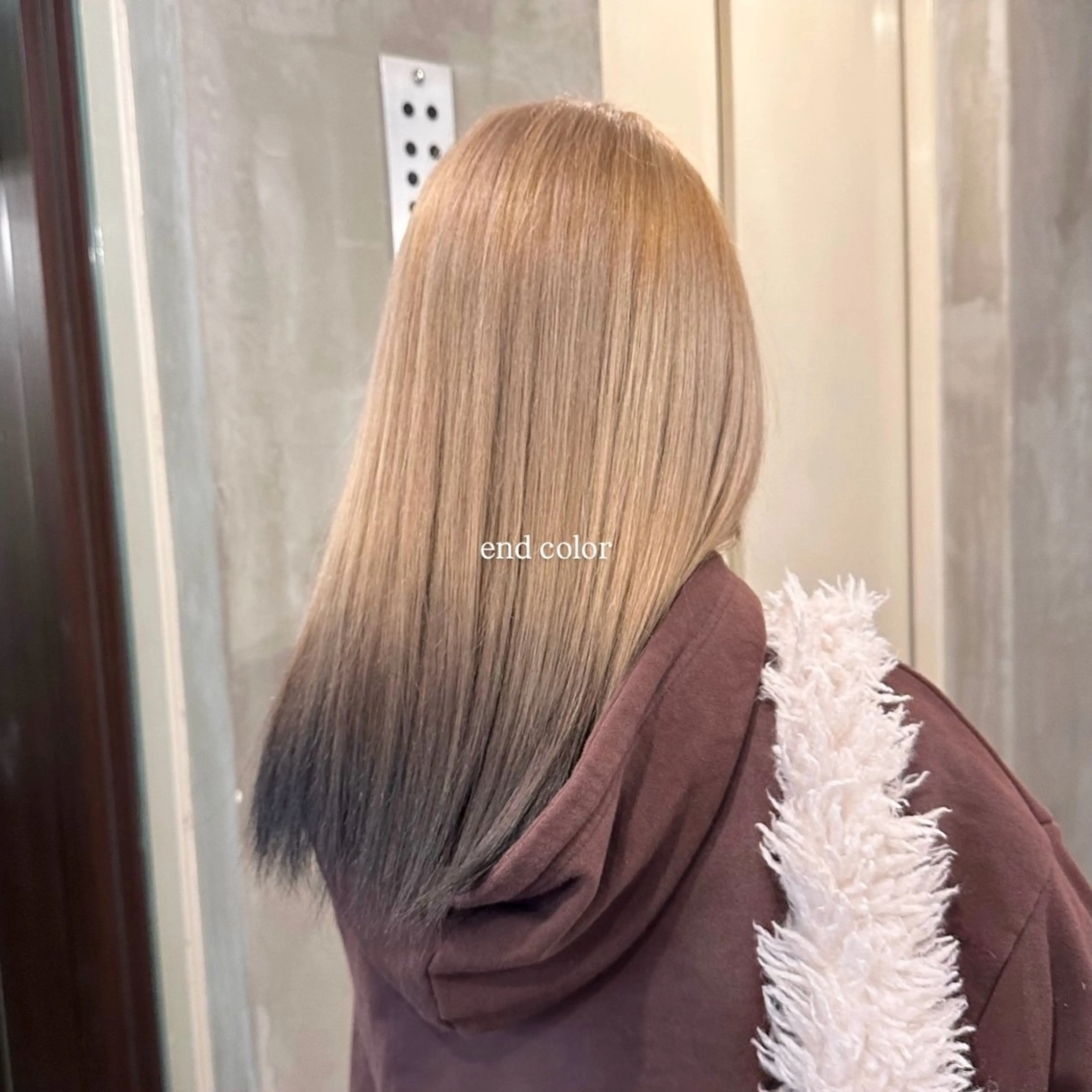 セミロング カラー カット ヘアカラー makoto / 韓国風ヘア🎀🪄︎のヘアスタイル