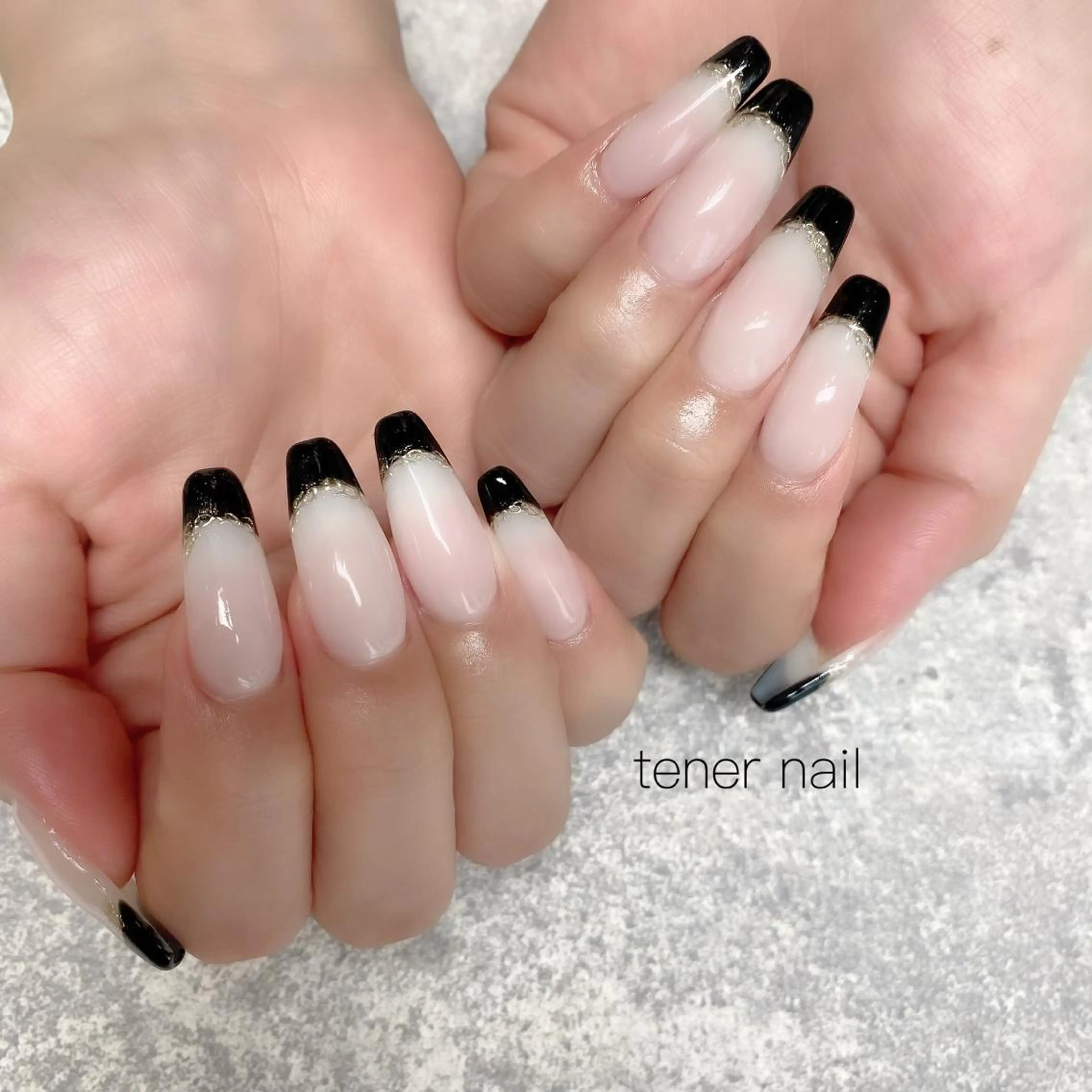ネイル フレンチネイル スカルプネイル テネルネイル tener nailのネイルデザイン
