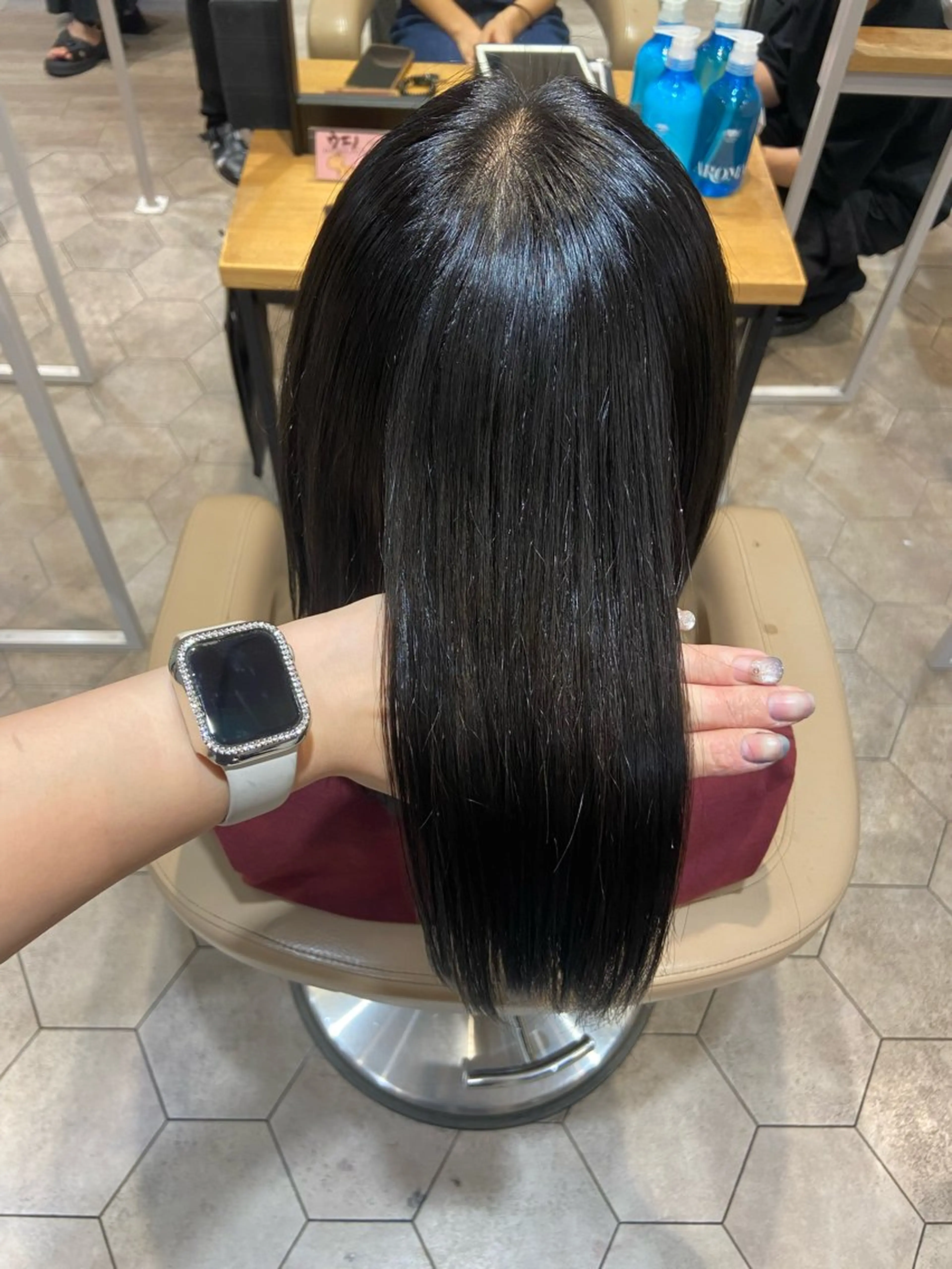 ミディアム HAIR&MAKE EARTHセンター南店所属・髪質改善✨/ 透明カラー🫧れいなのヘアスタイル