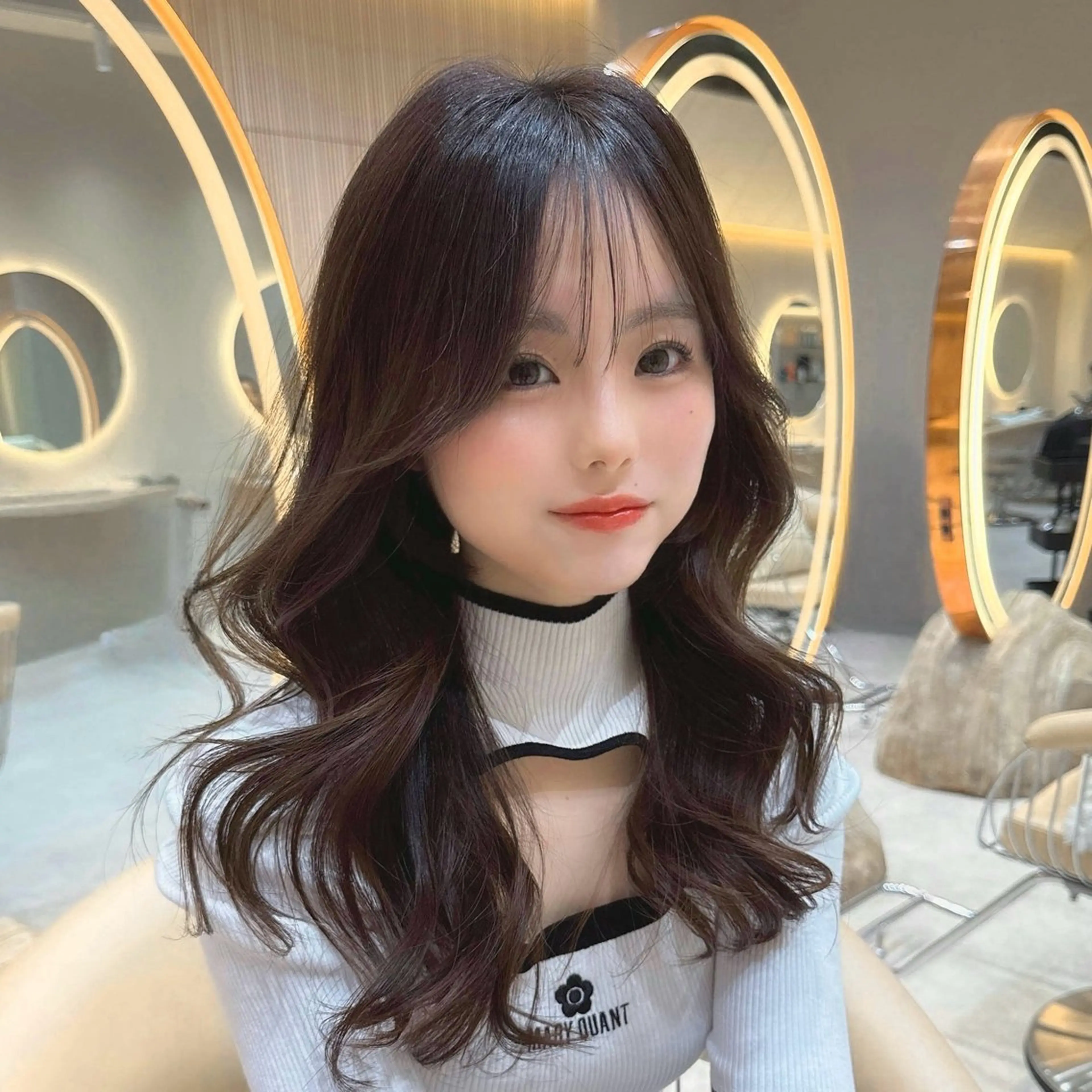 ロング カラー レイヤー|縮毛矯正 |韓国ボブ|岡田洸太のヘアスタイル