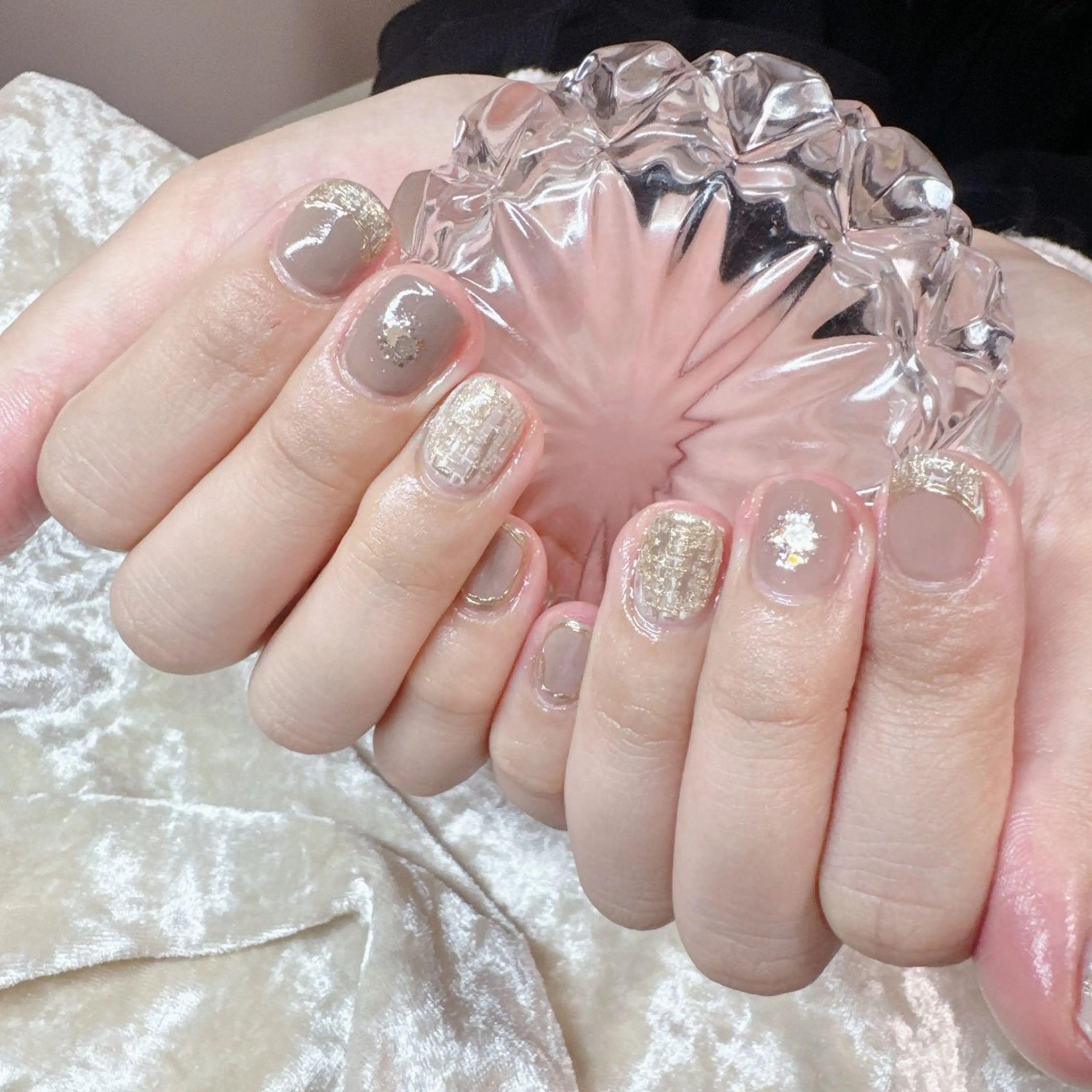 ネイル ツイードネイル ハンドネイル N.plus NaiLのネイルデザイン