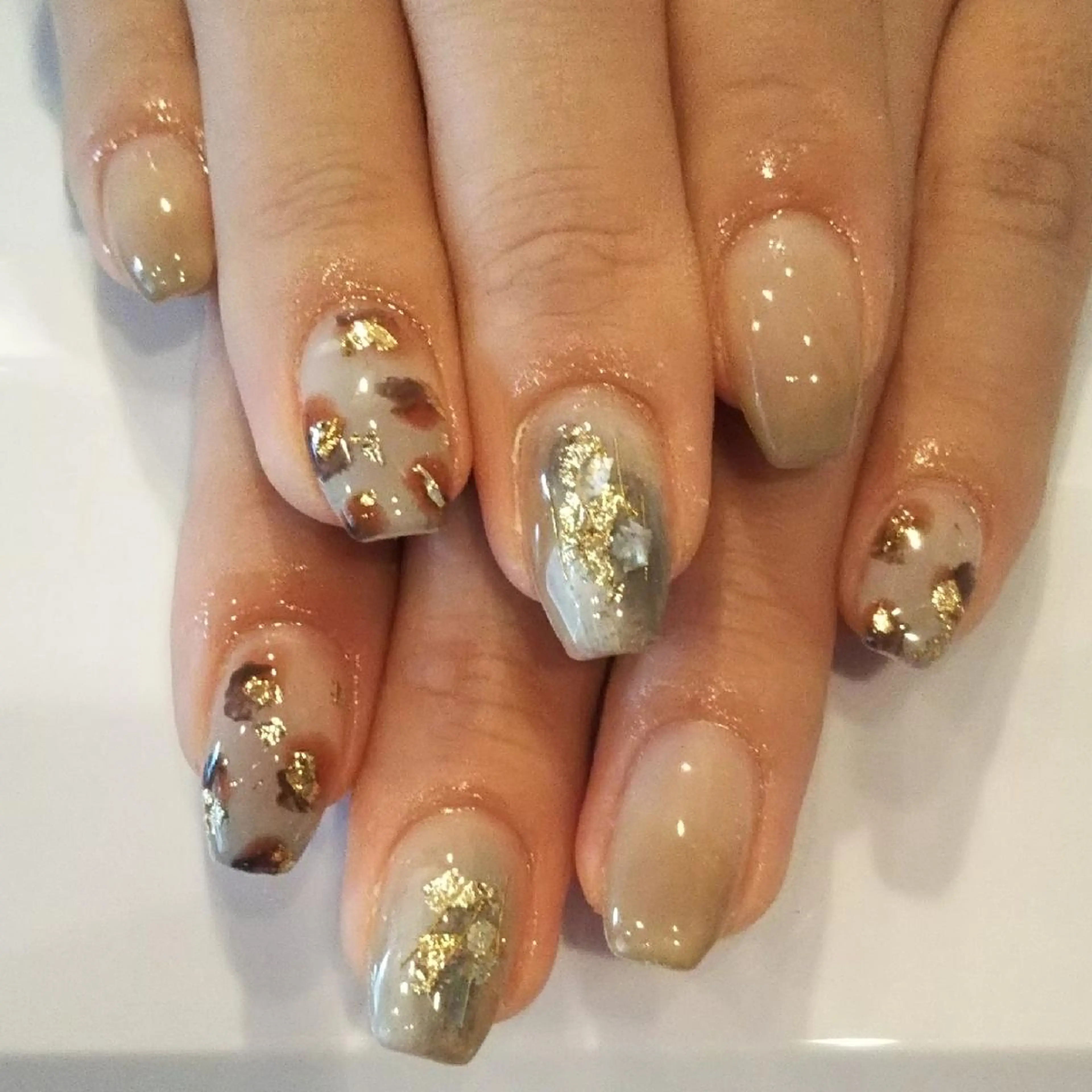 ネイル アニマル柄 ハンドネイル private salon mieのネイルデザイン