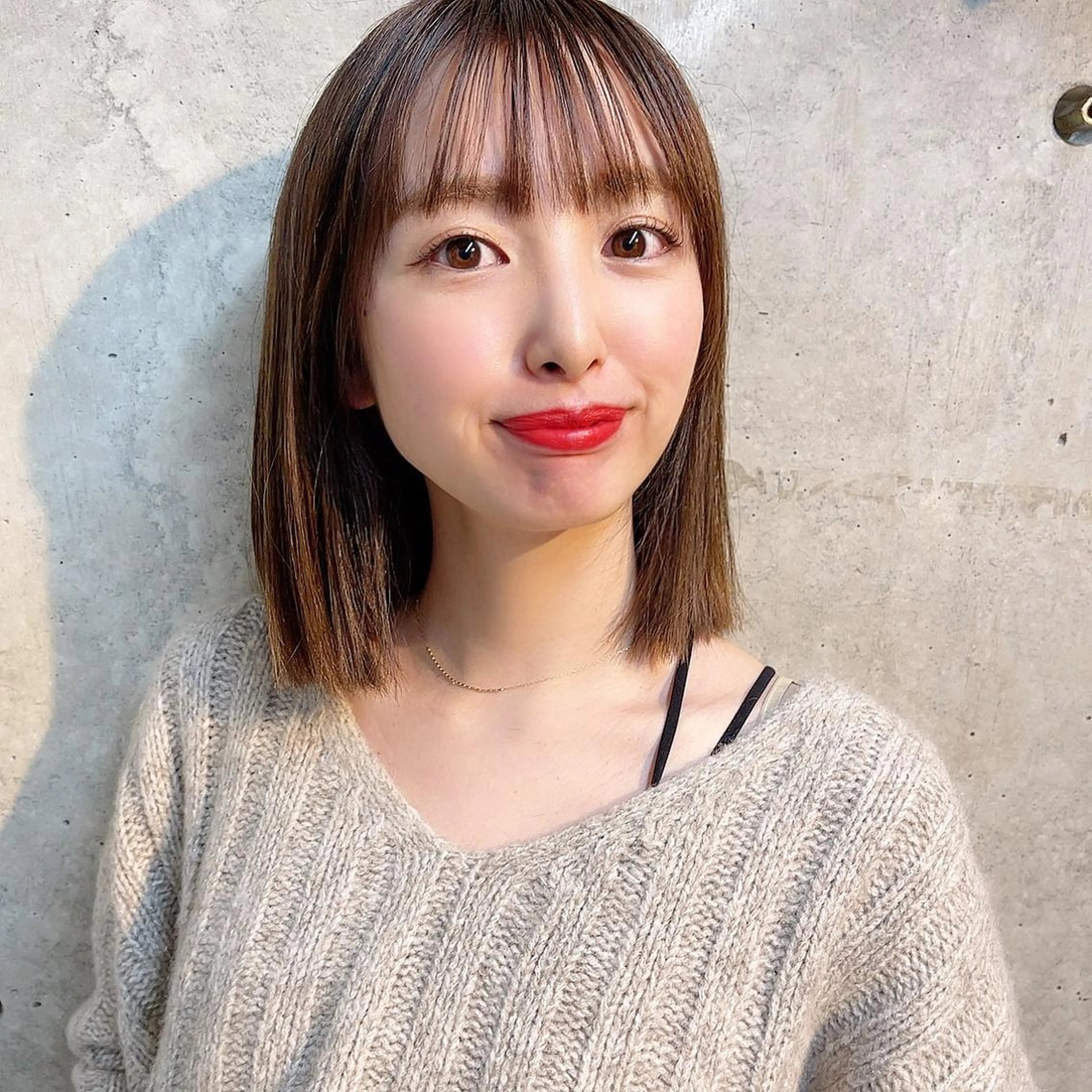 ミディアム cachecache所属・及川 光のヘアスタイル