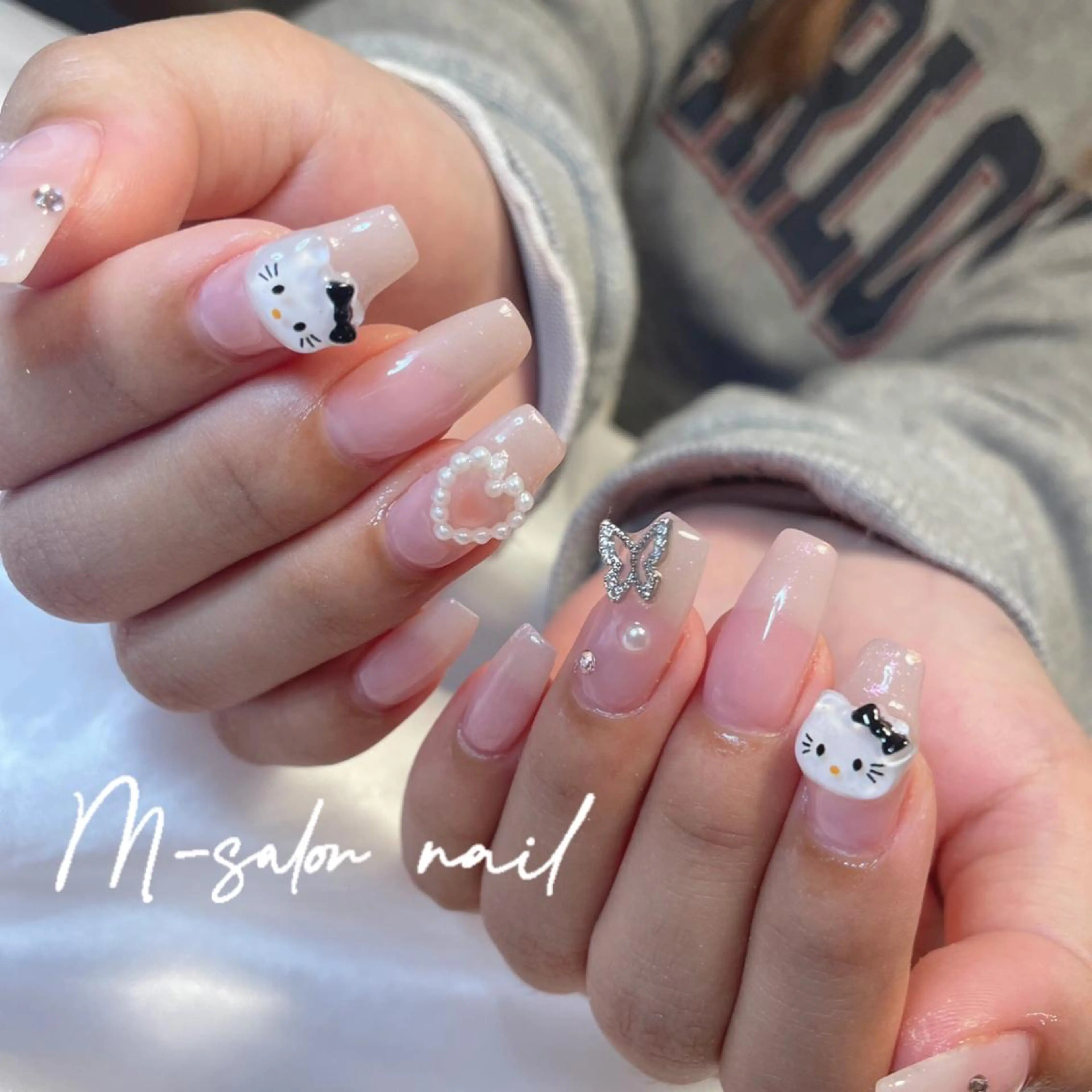 ネイル 韓国/網紅/パーツ M-salonのネイルデザイン