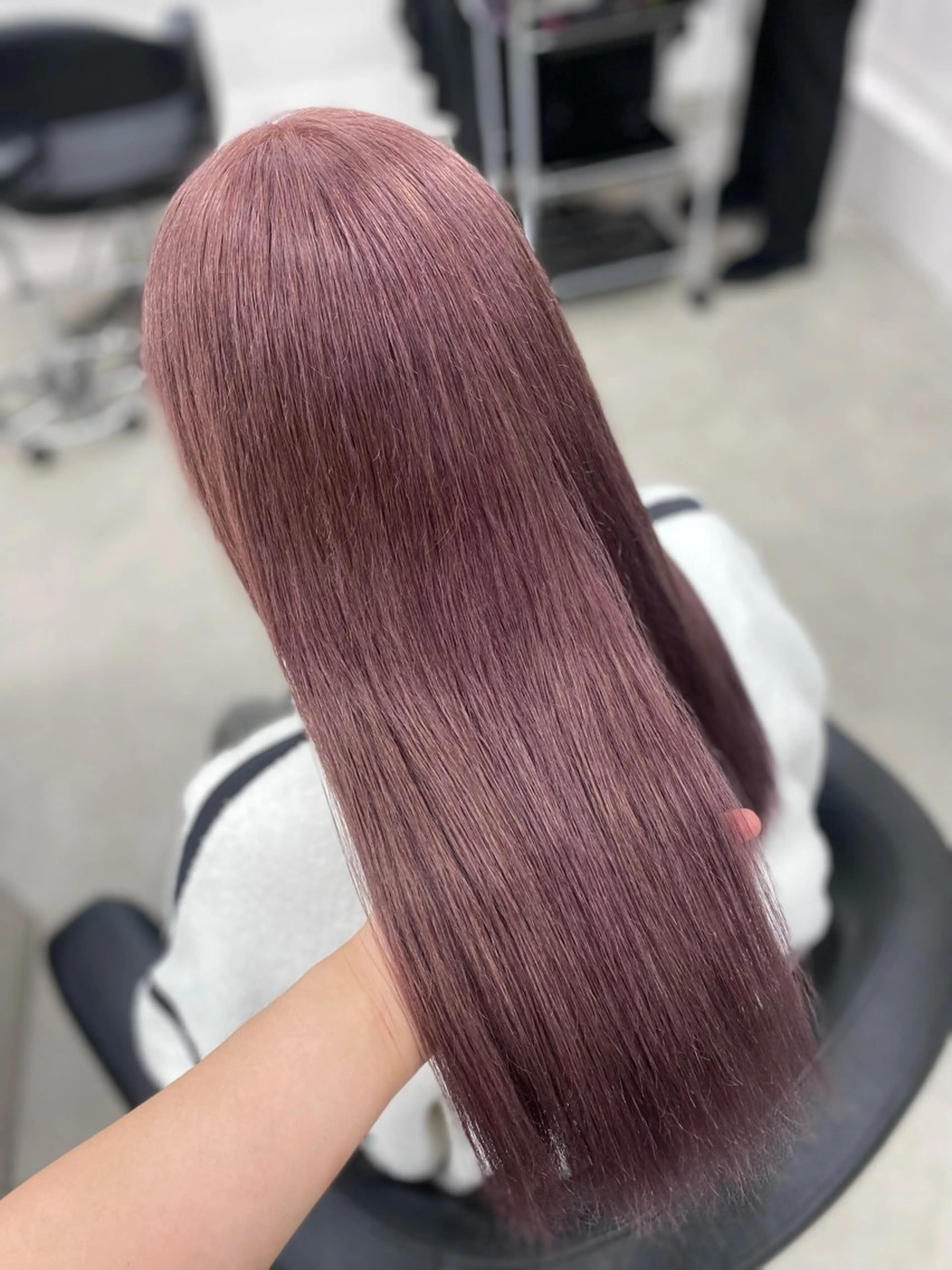 カラー ブリーチ 透明感カラー 髪質改善 ヘアカラー トリートメント girly❤︎暖色ヘ ア➰🎀HINANOのヘアスタイル