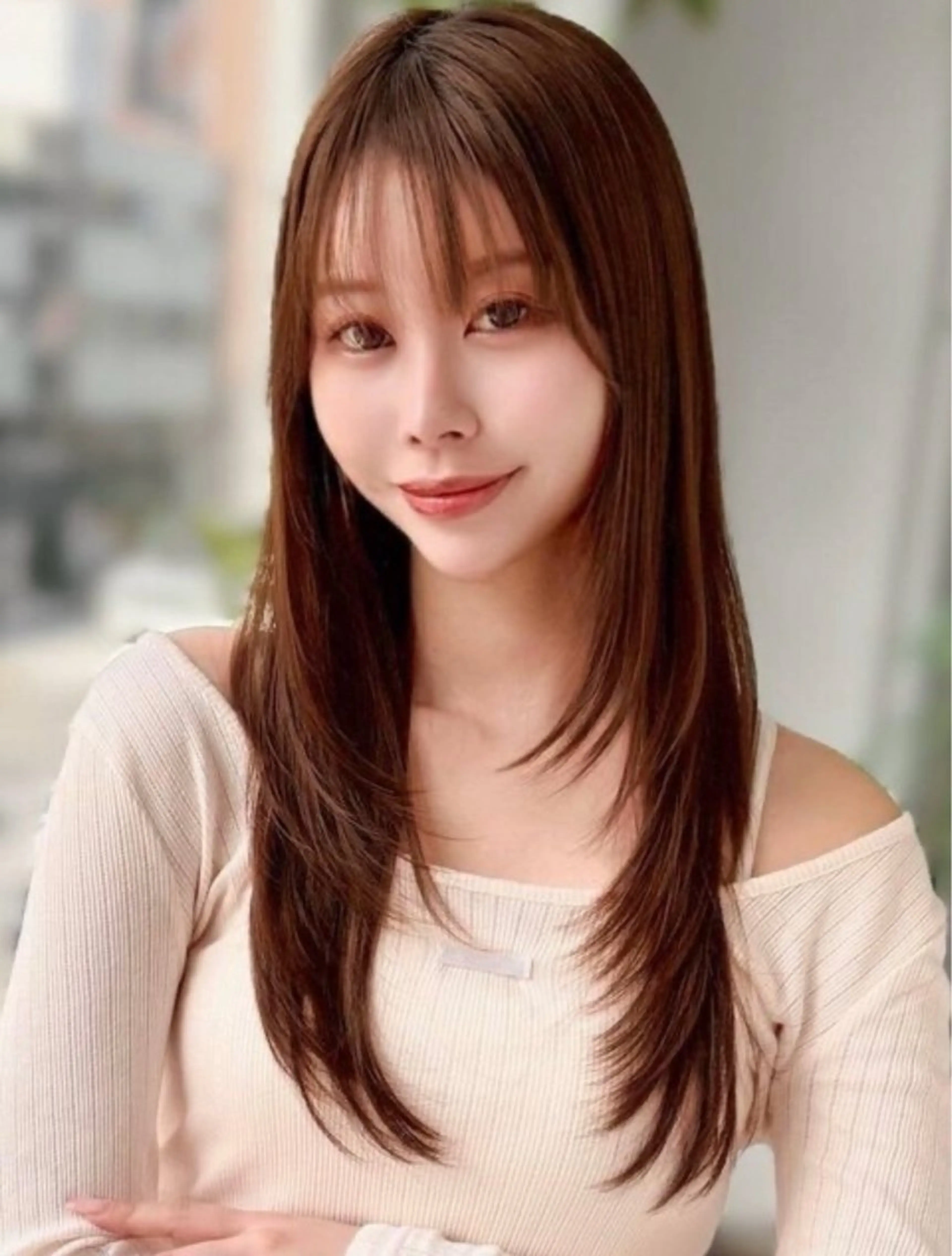【クセ・広がり解消✨】髪質改善ストレート(縮毛矯正)+似合わせカットの写真