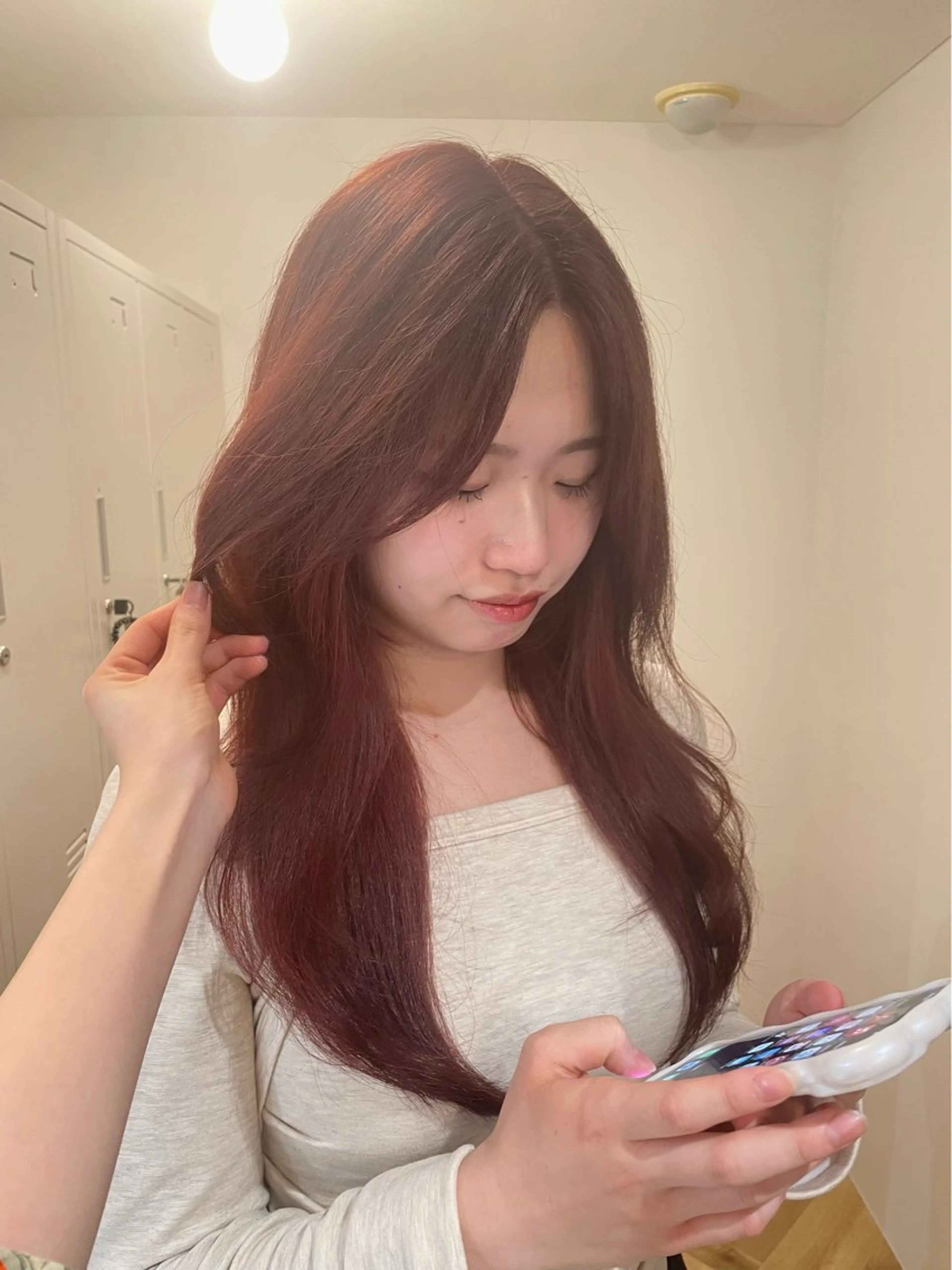 ロング カラー ヘアカラー カットモデル/ 🌷内藤美乃🌷のヘアスタイル