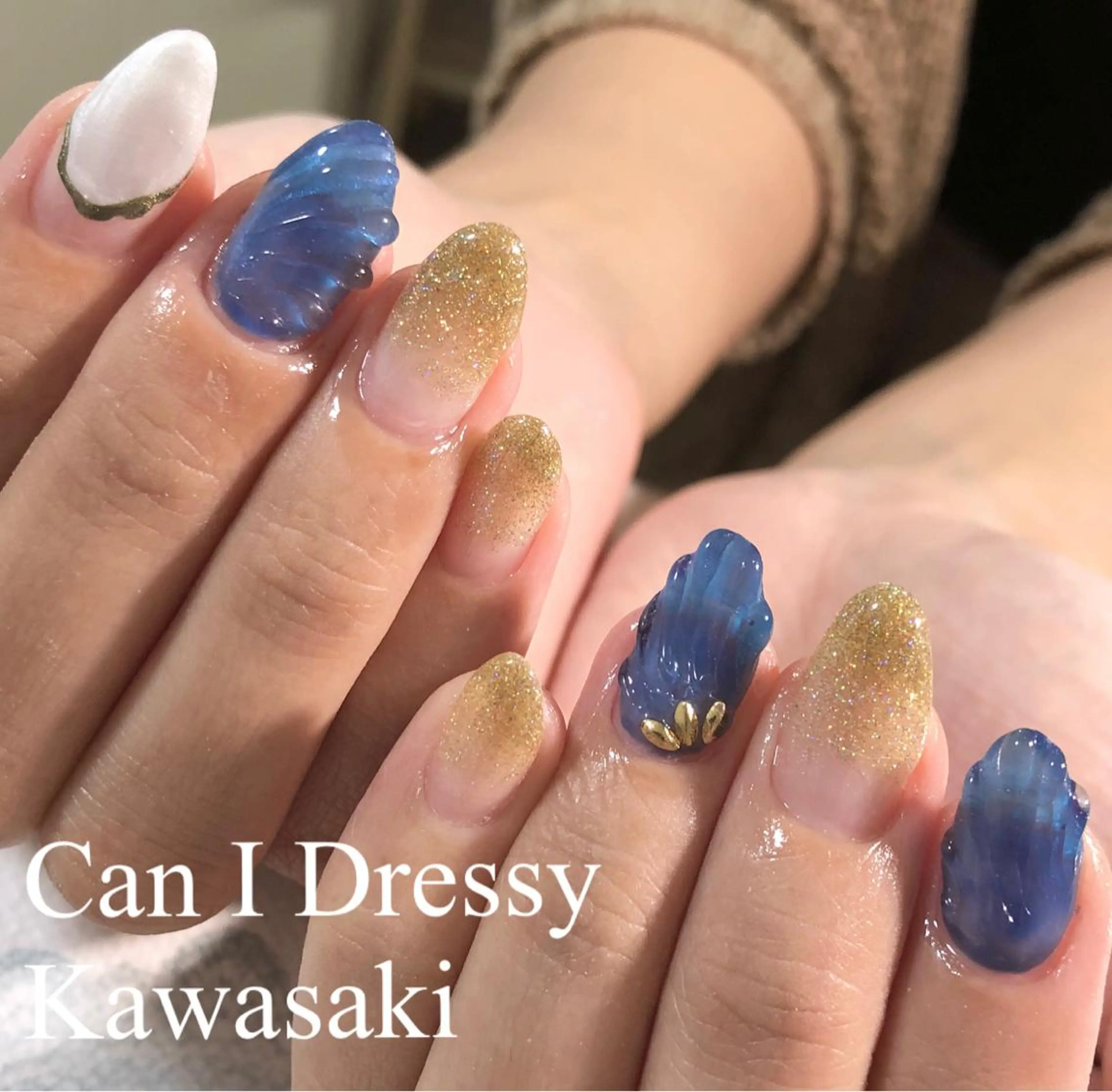 ネイル クリアネイル ハンドネイル Can I 川崎店 三島 久美子のネイルデザイン