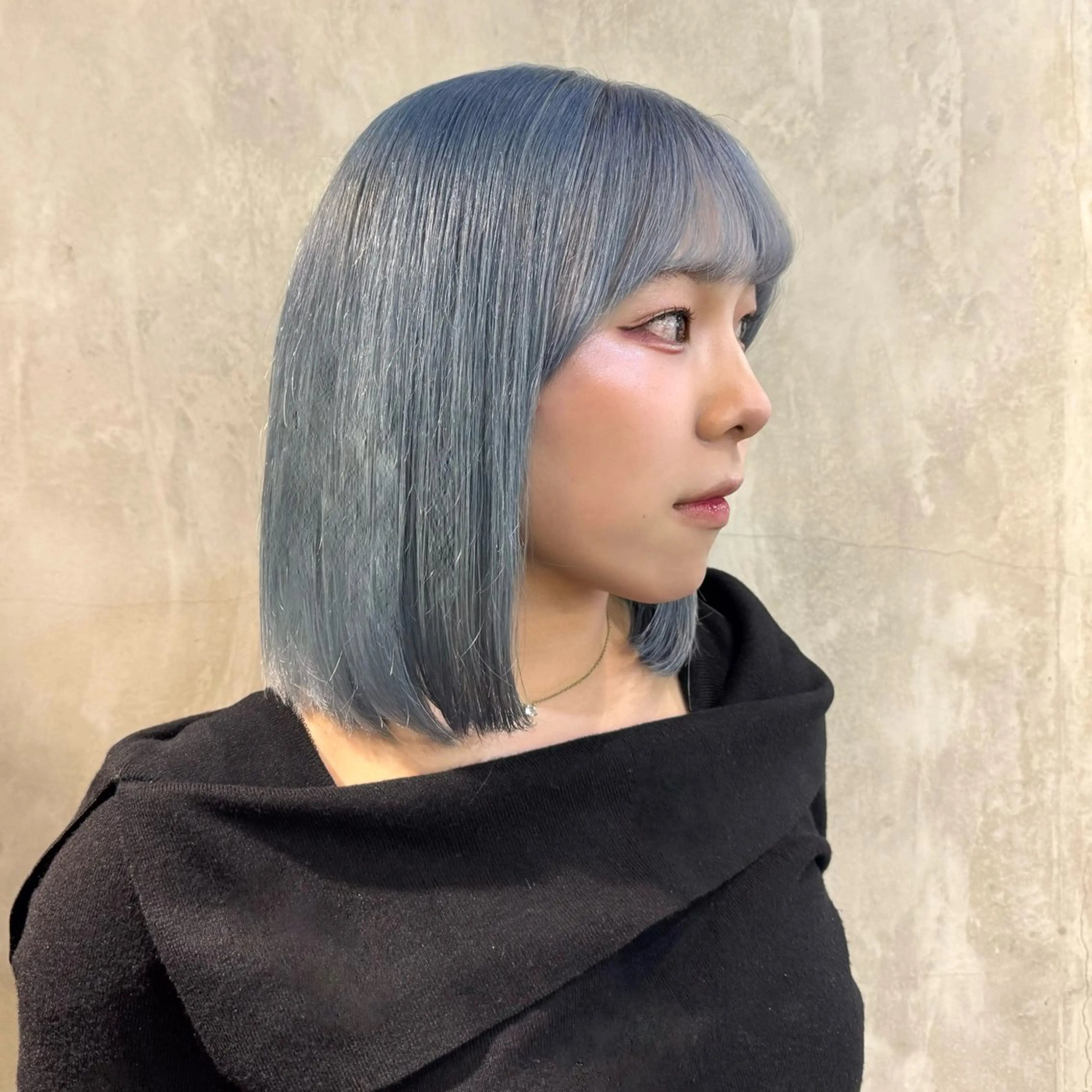 ミディアム カラー ヘアカラー ☪ ‎ハイトーン信者 ☪️yumeka🪩のヘアスタイル