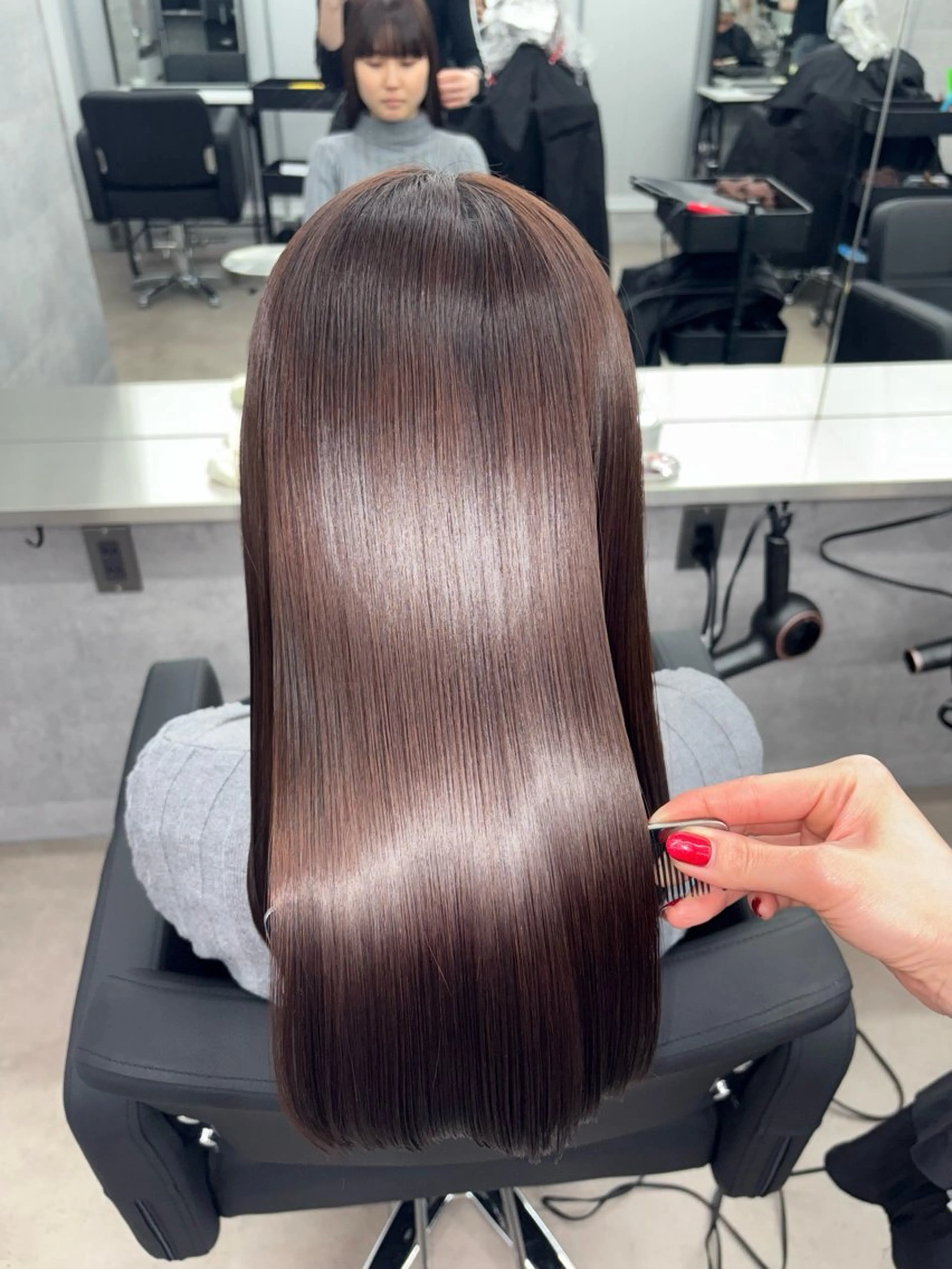 ロング カラー 髪質改善/ﾚｲﾔｰ ｶｯﾄ/店長/原島のヘアスタイル