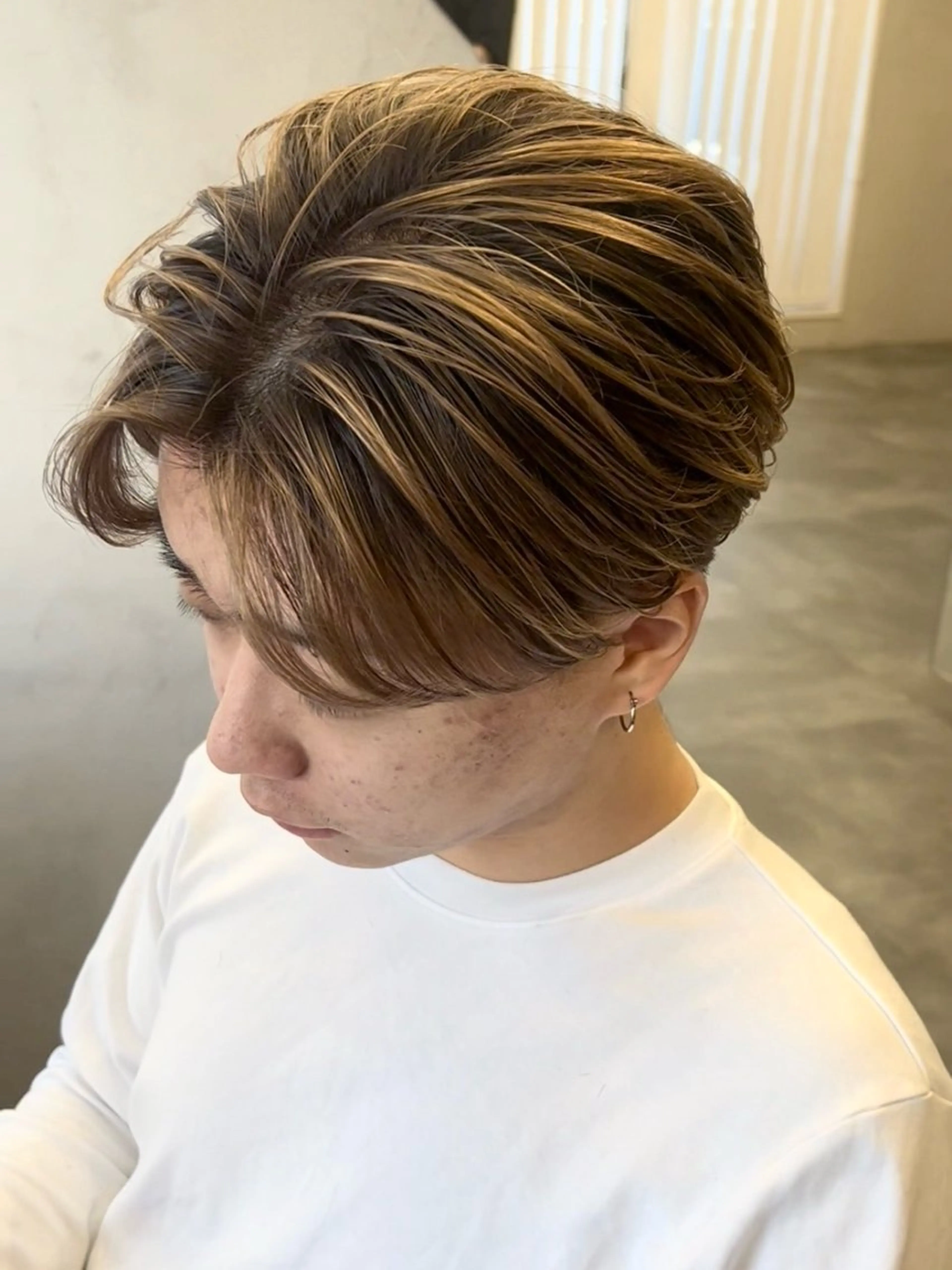 【メンズ限定】 バレイヤージュカラー＋ダメージ補習トリートメントの写真