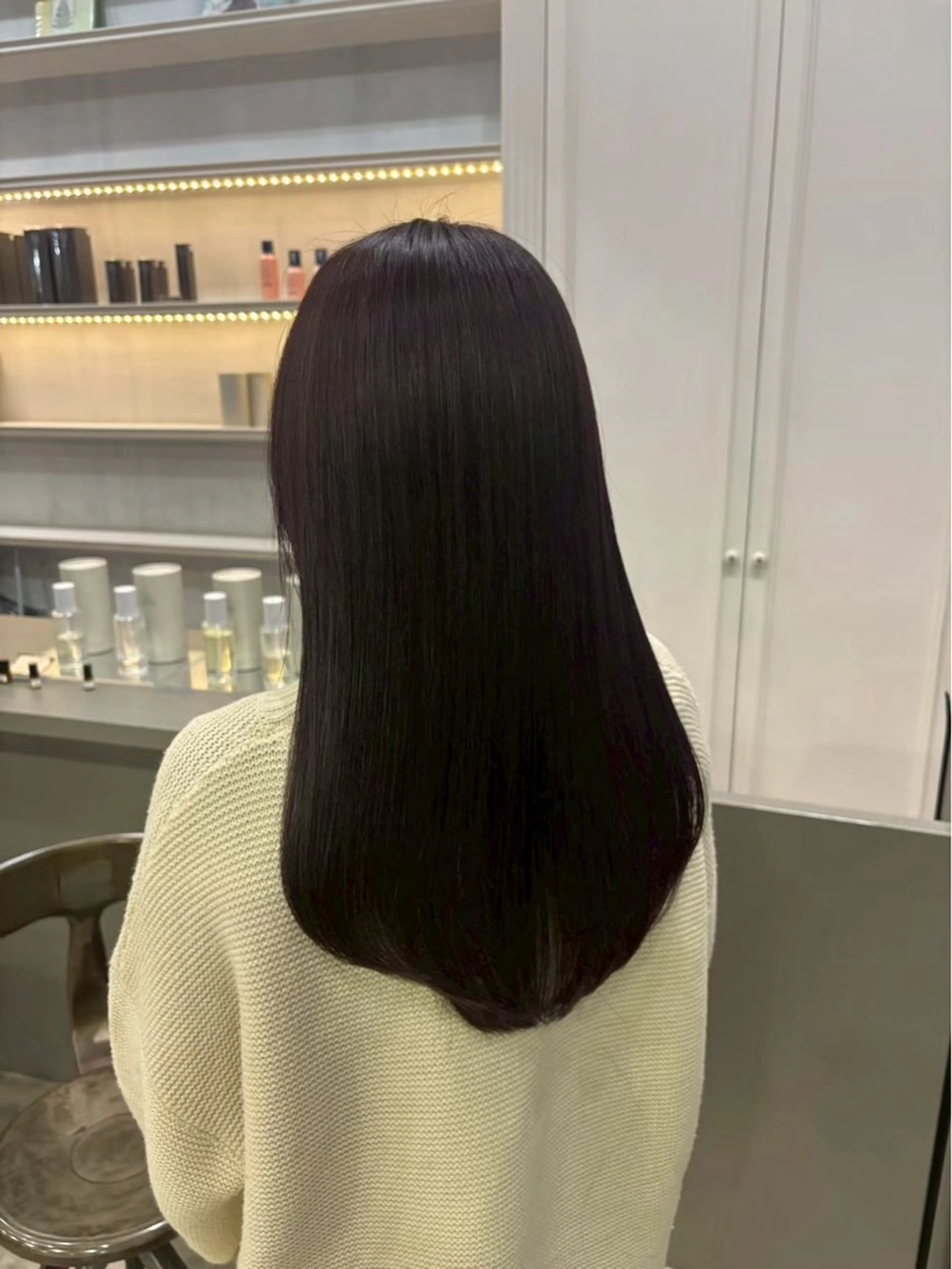 カラー 透明感カラー yuiのヘアスタイル
