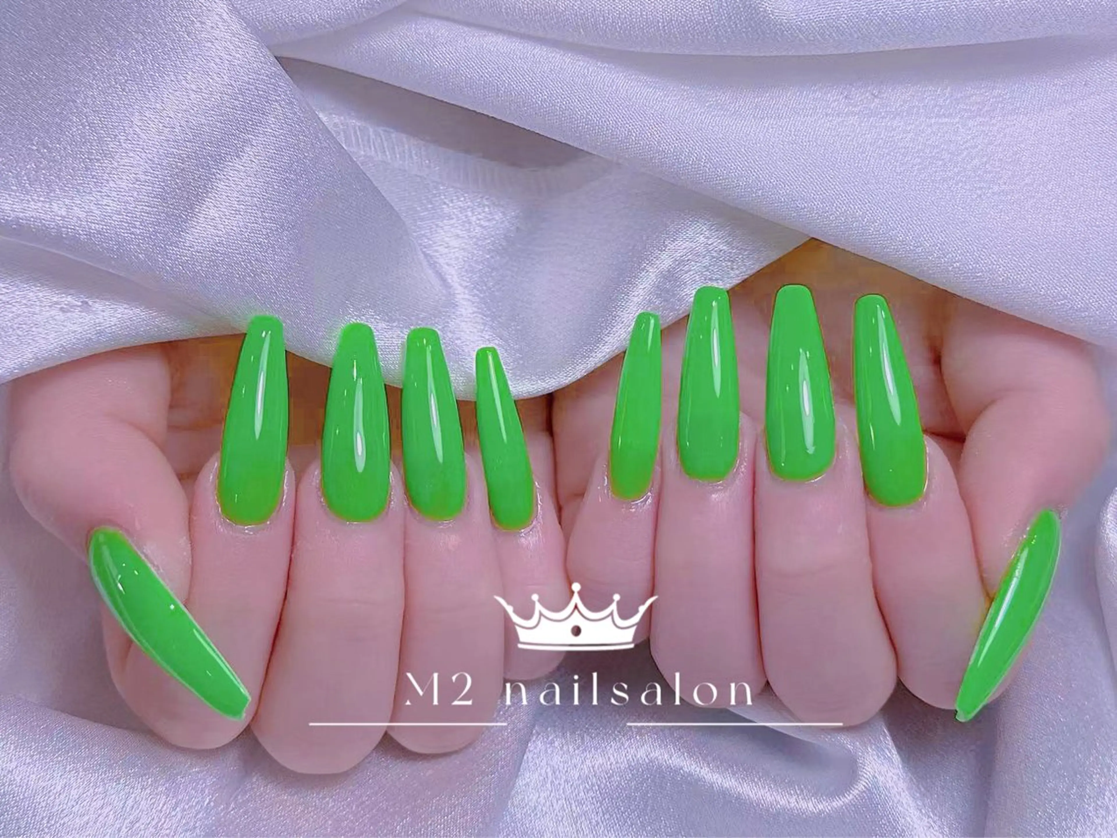 ネイル ハンドネイル 長さだし専門店 M2　rikaのネイルデザイン
