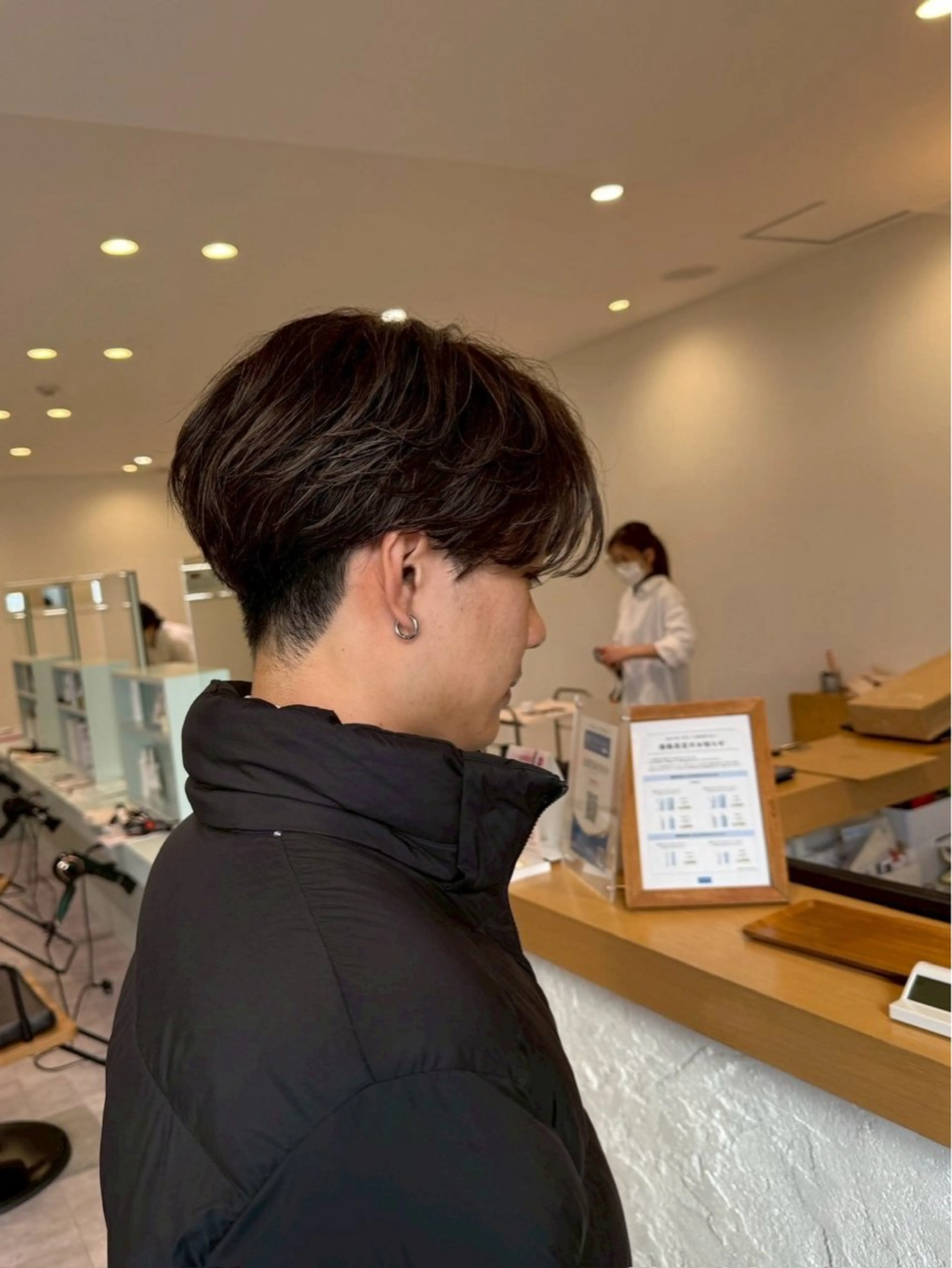 メンズカットの写真