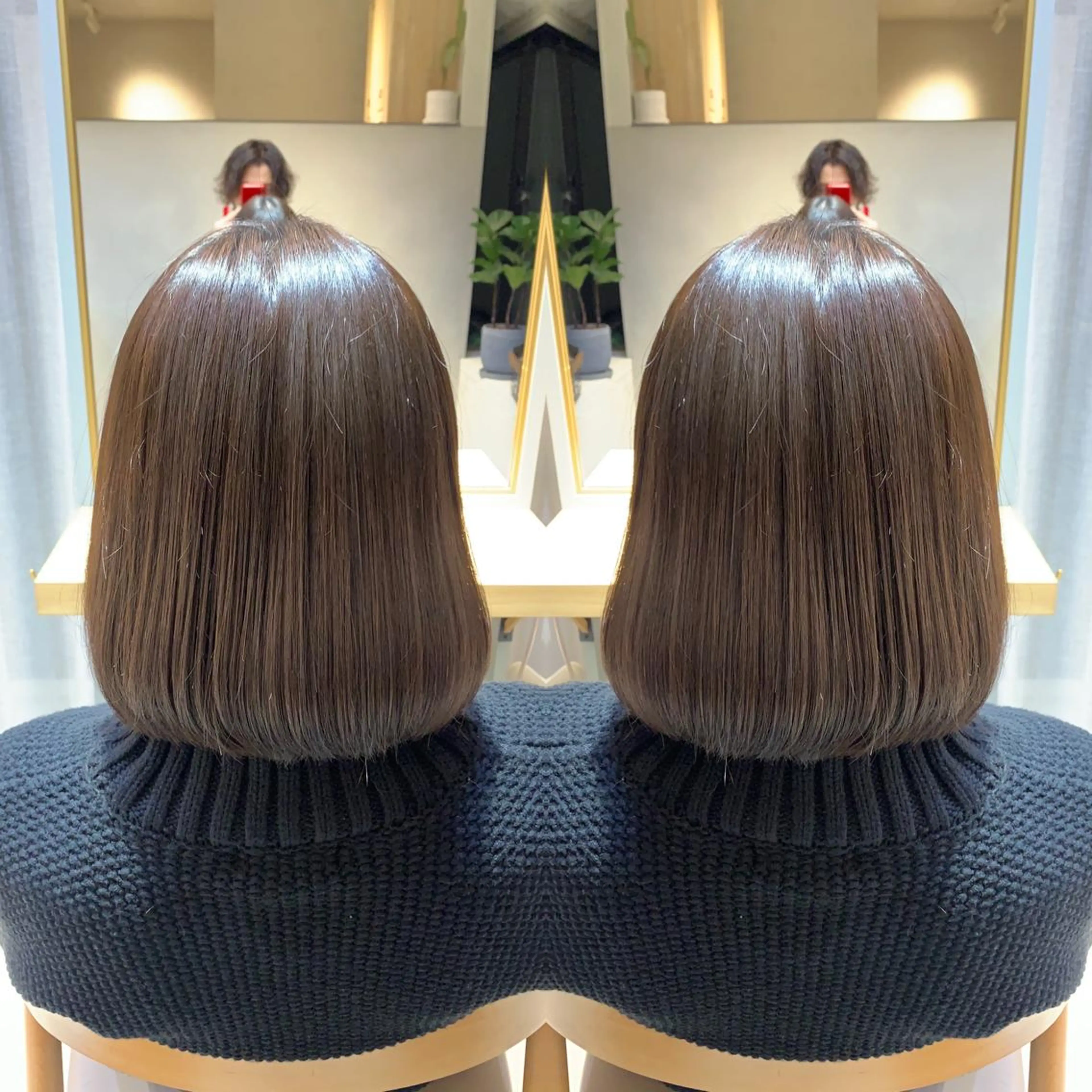 ミディアム ✨髪質改善　美髪✨ 縮毛　井上 大誠のヘアスタイル