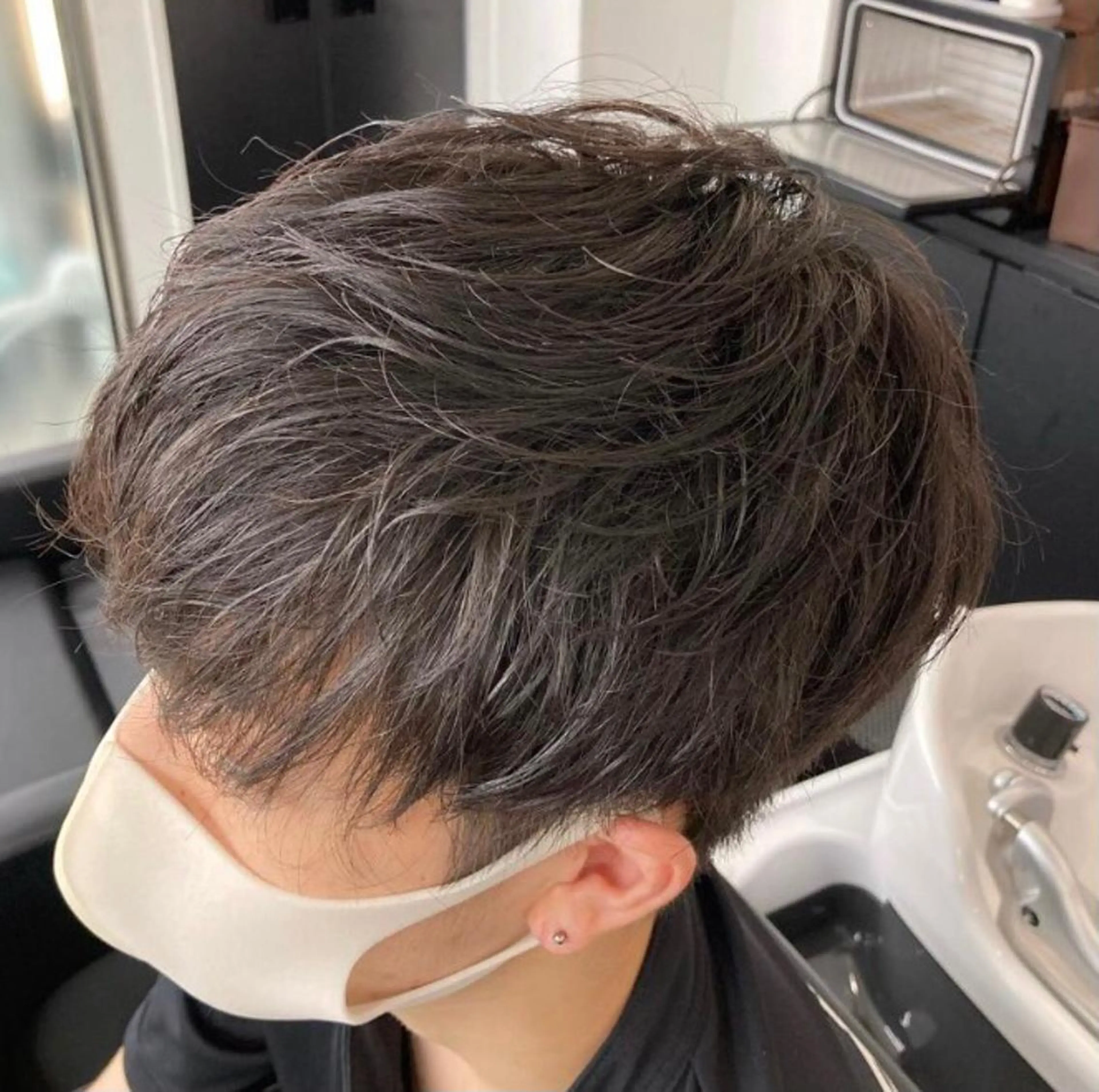 ショート パーマ 平田 勘吉のヘアスタイル