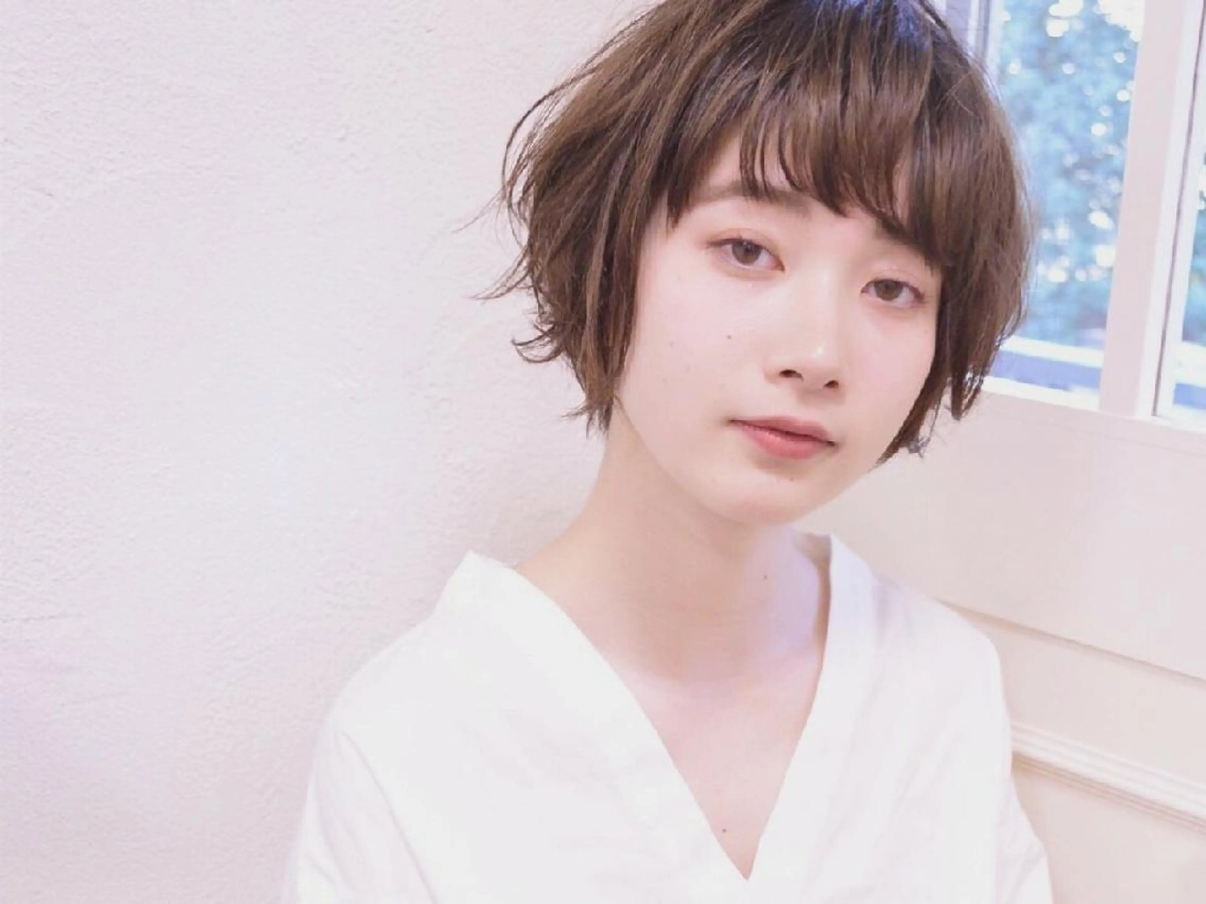 ショート カラー パーマ 小顔ショート✁ ⁂Yukari⁂のヘアスタイル