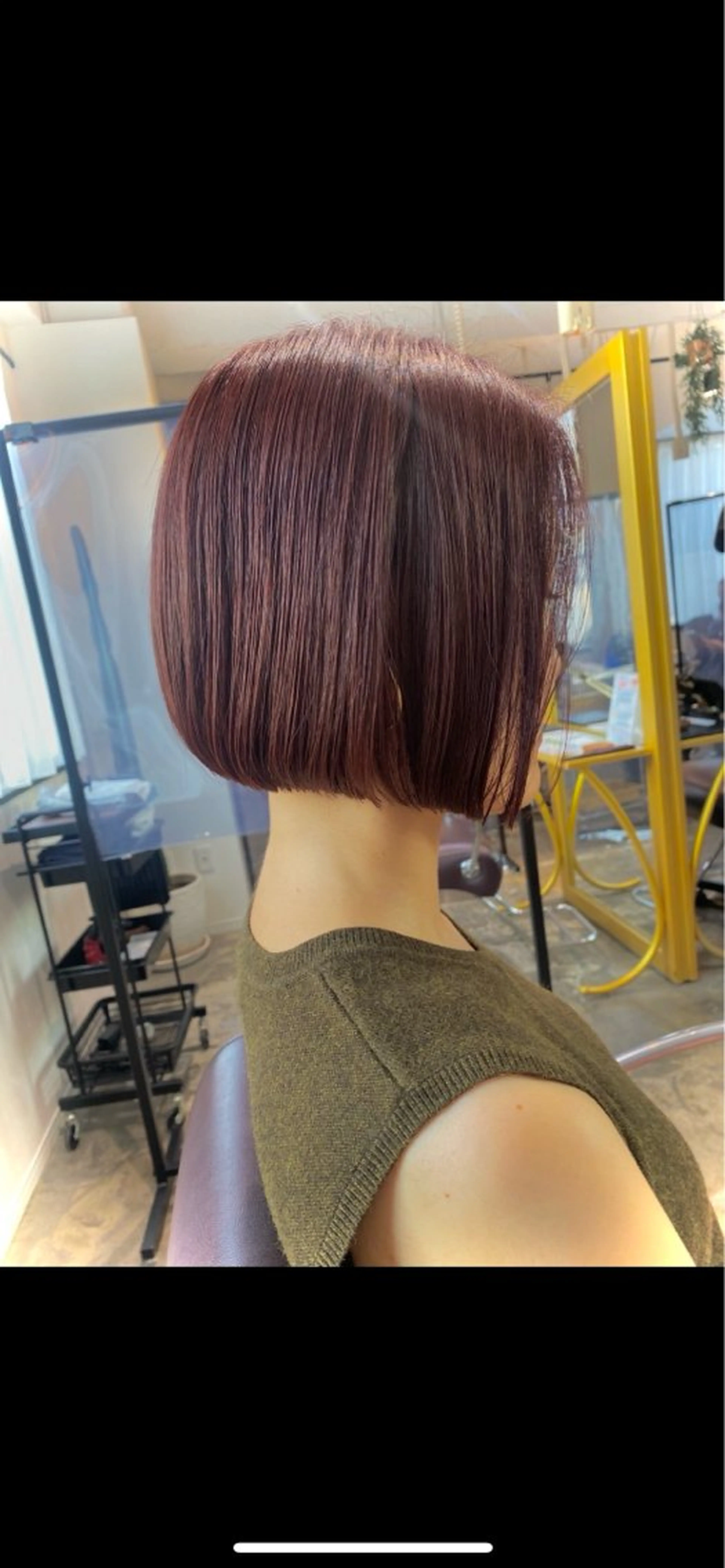 ショート 縮毛矯正／レイヤー／ 🌟mizukiのヘアスタイル