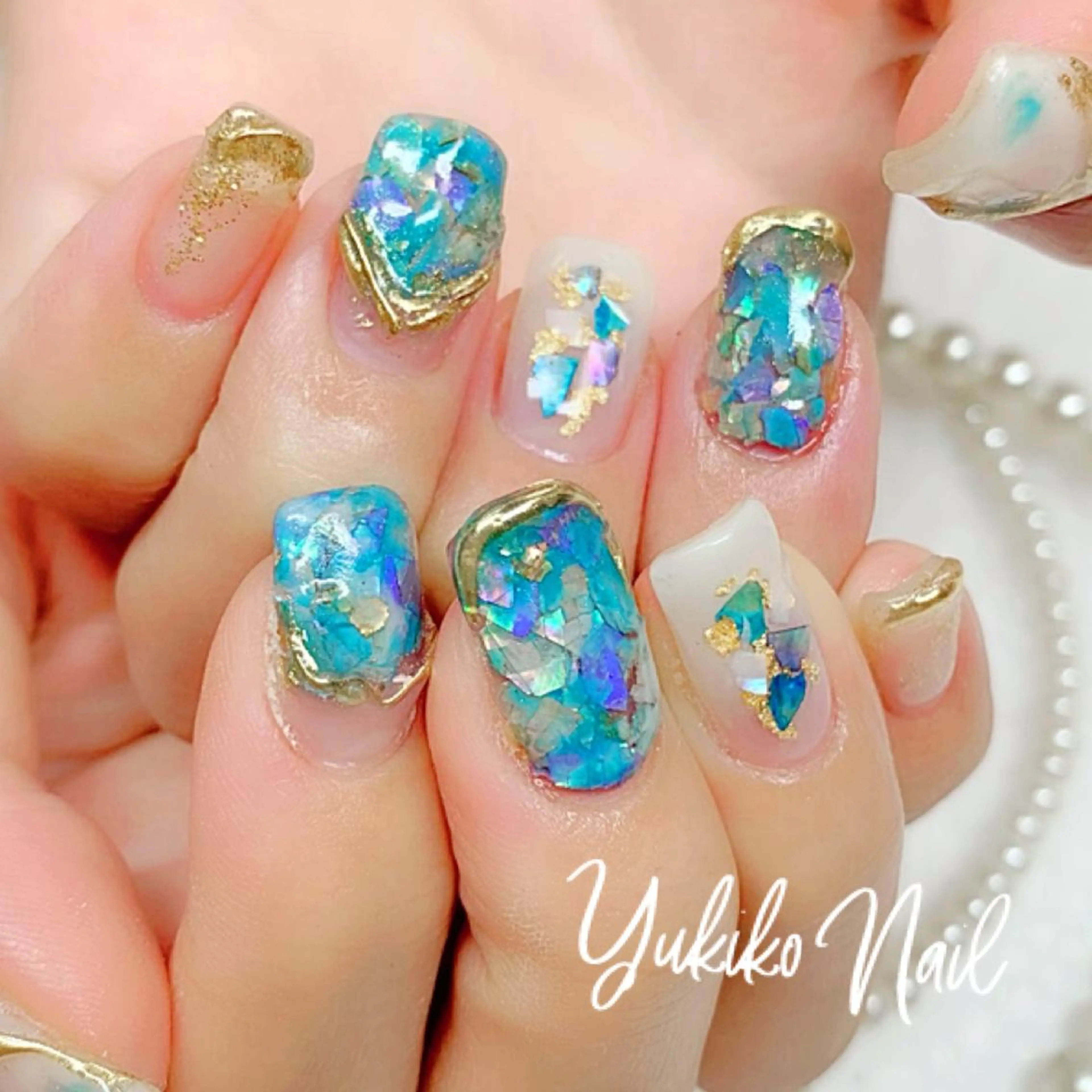 ネイル ニュアンスネイル ハンドネイル ユキコ ネイルのネイルデザイン