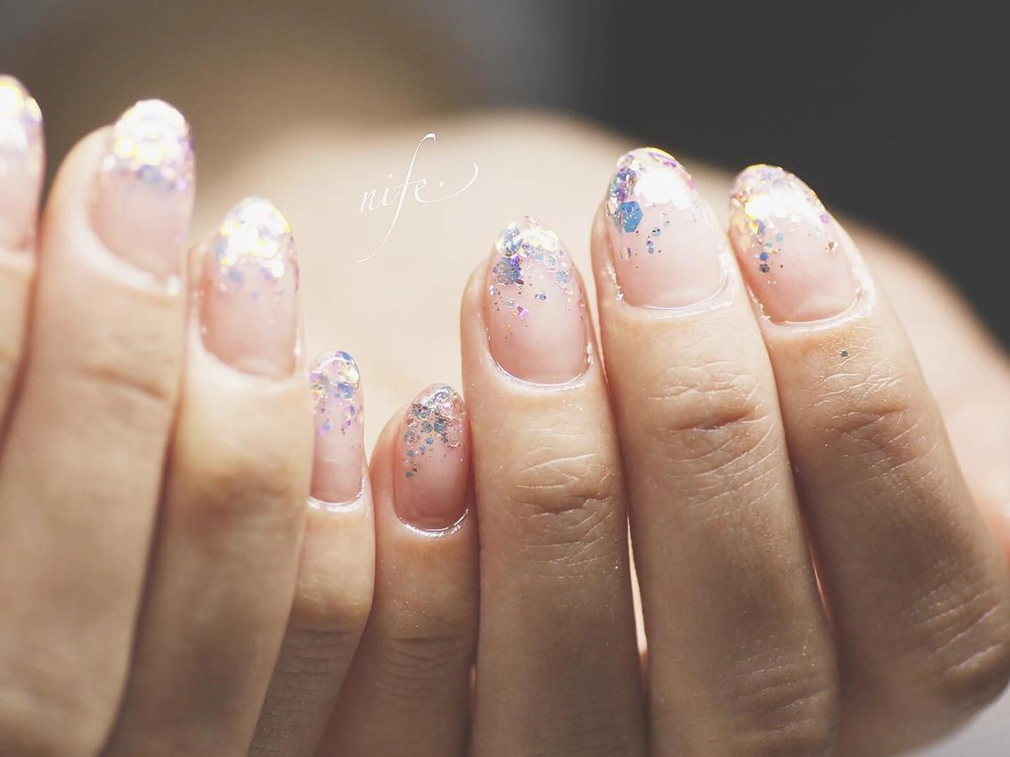 ネイル ジェルネイル ぷっくりネイル atelier nife.のネイルデザイン