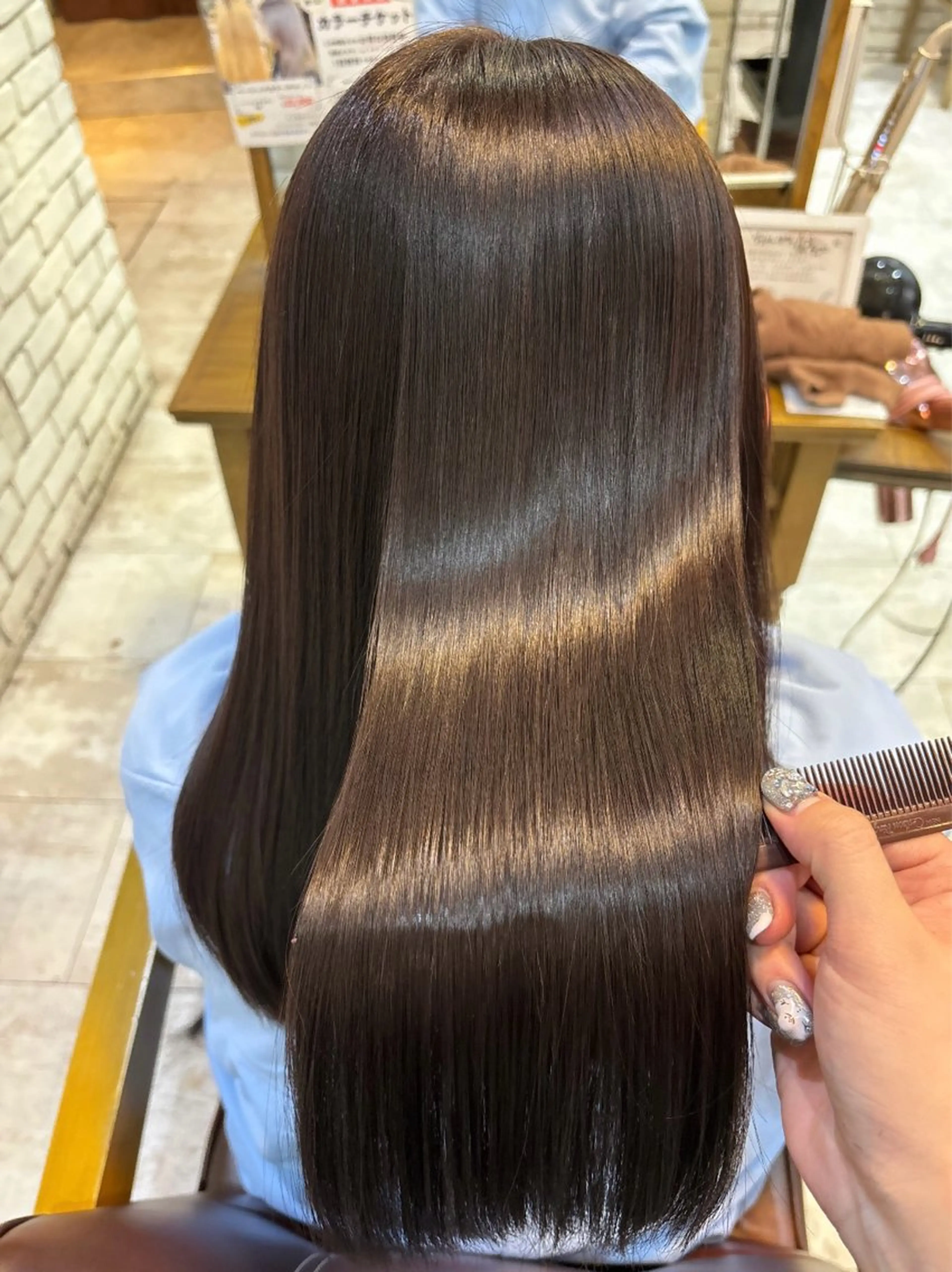 セミロング ヘアカラー 🪼艶カラー🪼 田口彩香のヘアスタイル