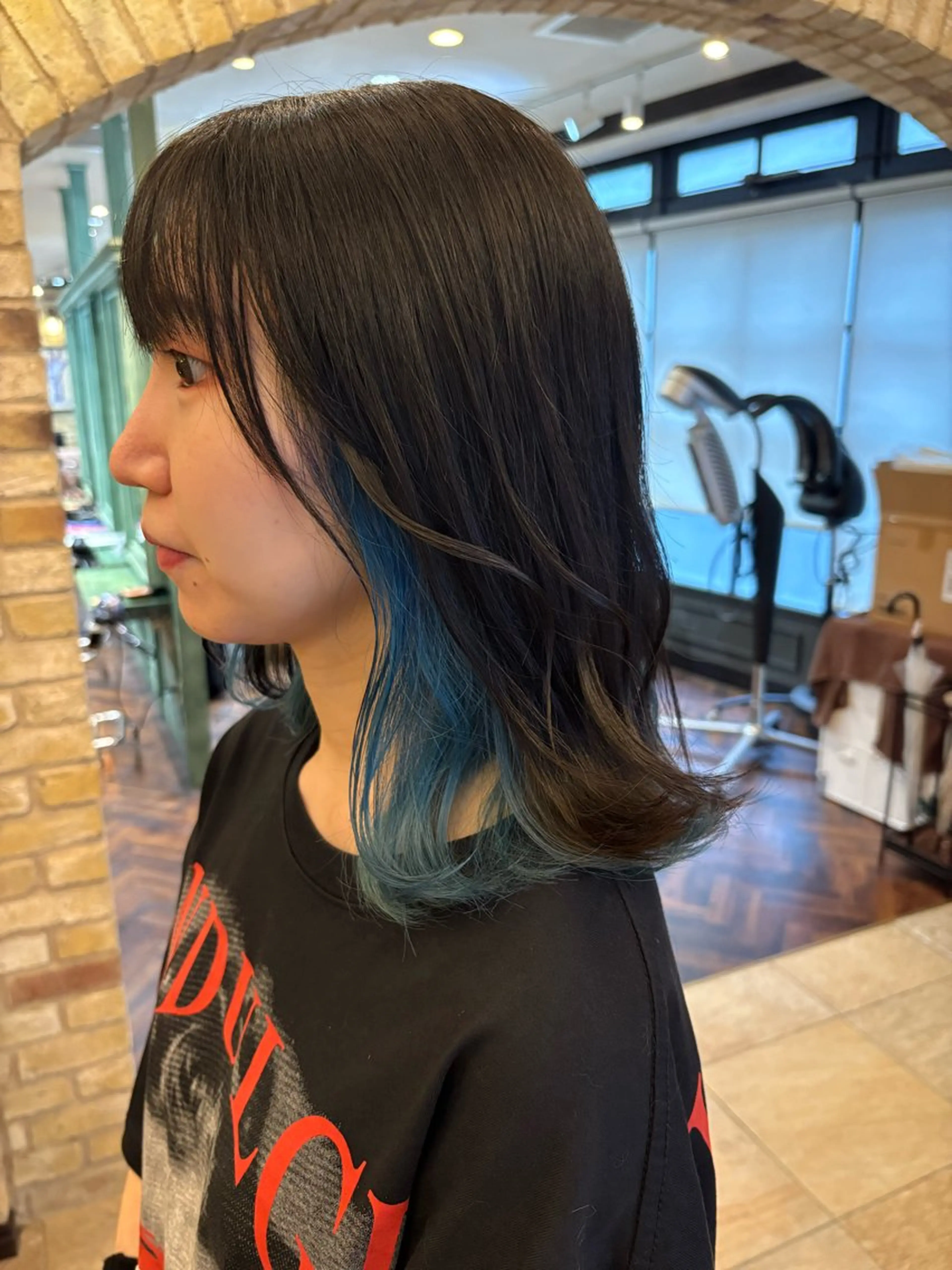 ミディアム カット ヘアカラー monan新宿店所属・新宿/髪質改善✨ 透明感カラー/須田のヘアスタイル