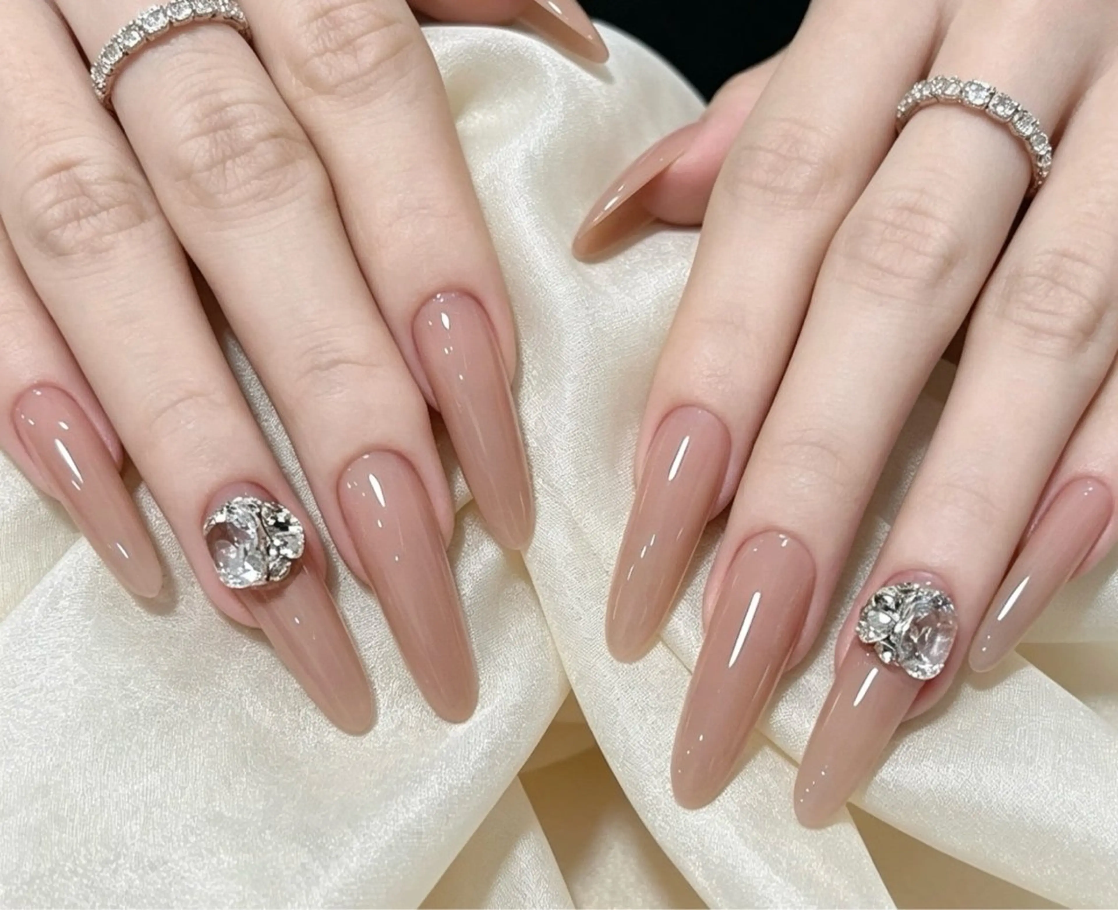 長さ出し＋ワンカラorラメグラ マグネットの写真