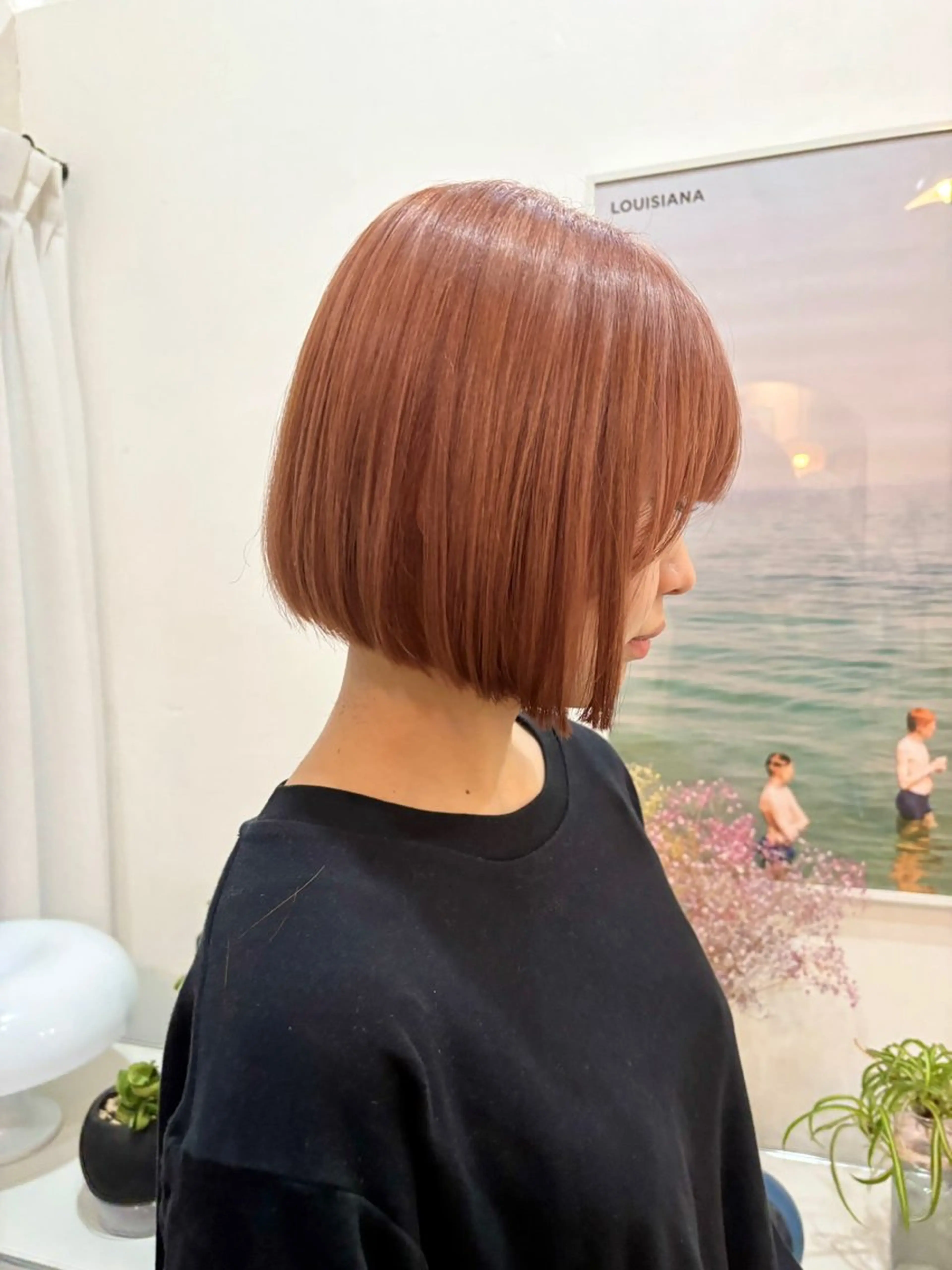 ショート カラー nari ☺︎ ボブ/透明感カラーのヘアスタイル