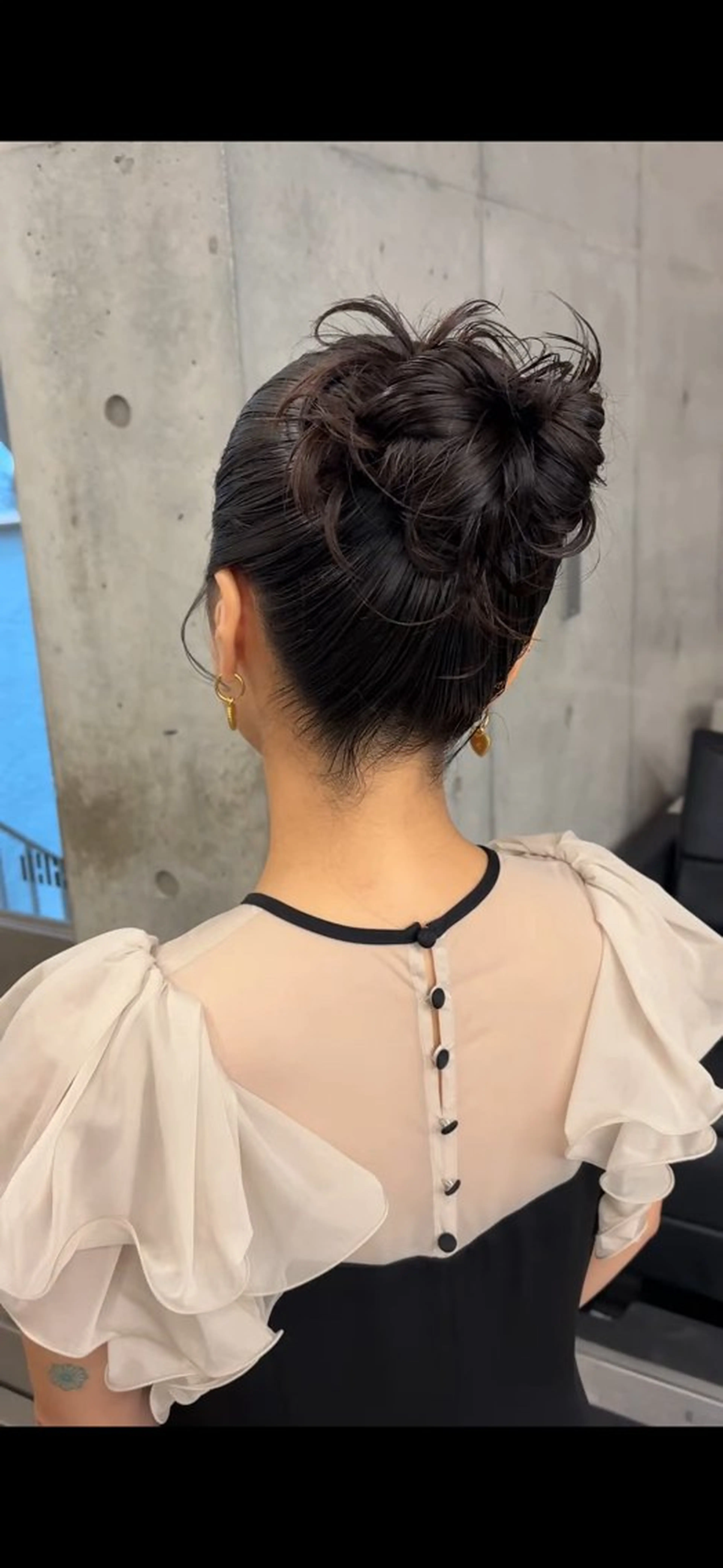 セミロング ヘアアレンジ ヘアセット yuuna/ ハッシュカット🎀のヘアスタイル