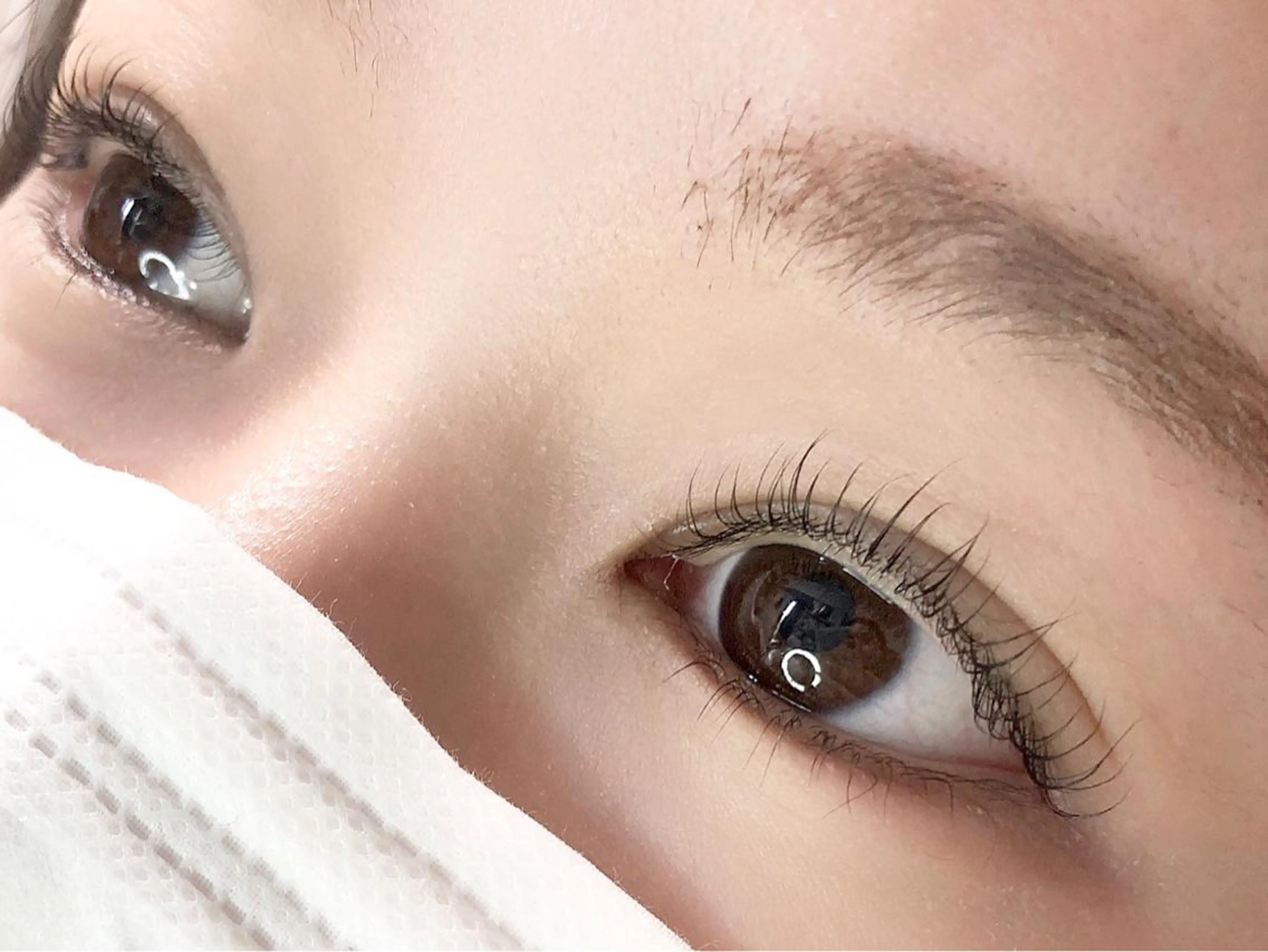 マツエク・マツパ Cカール 下まつげエクステ 一重×まつ毛パーマ マツパ Belleeyes_ kubotaのマツエク・マツパデザイン