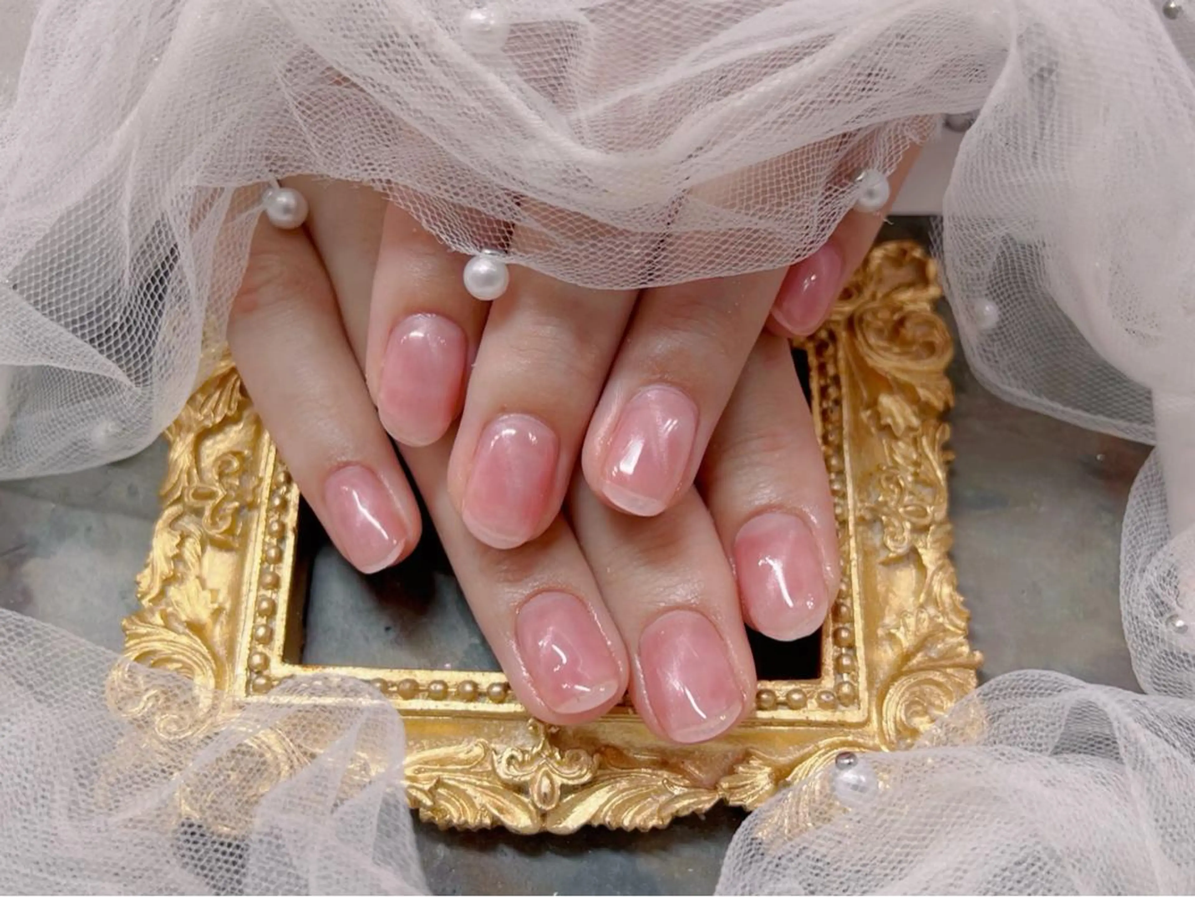 ネイル ハンドネイル マジック ミラーのネイルデザイン