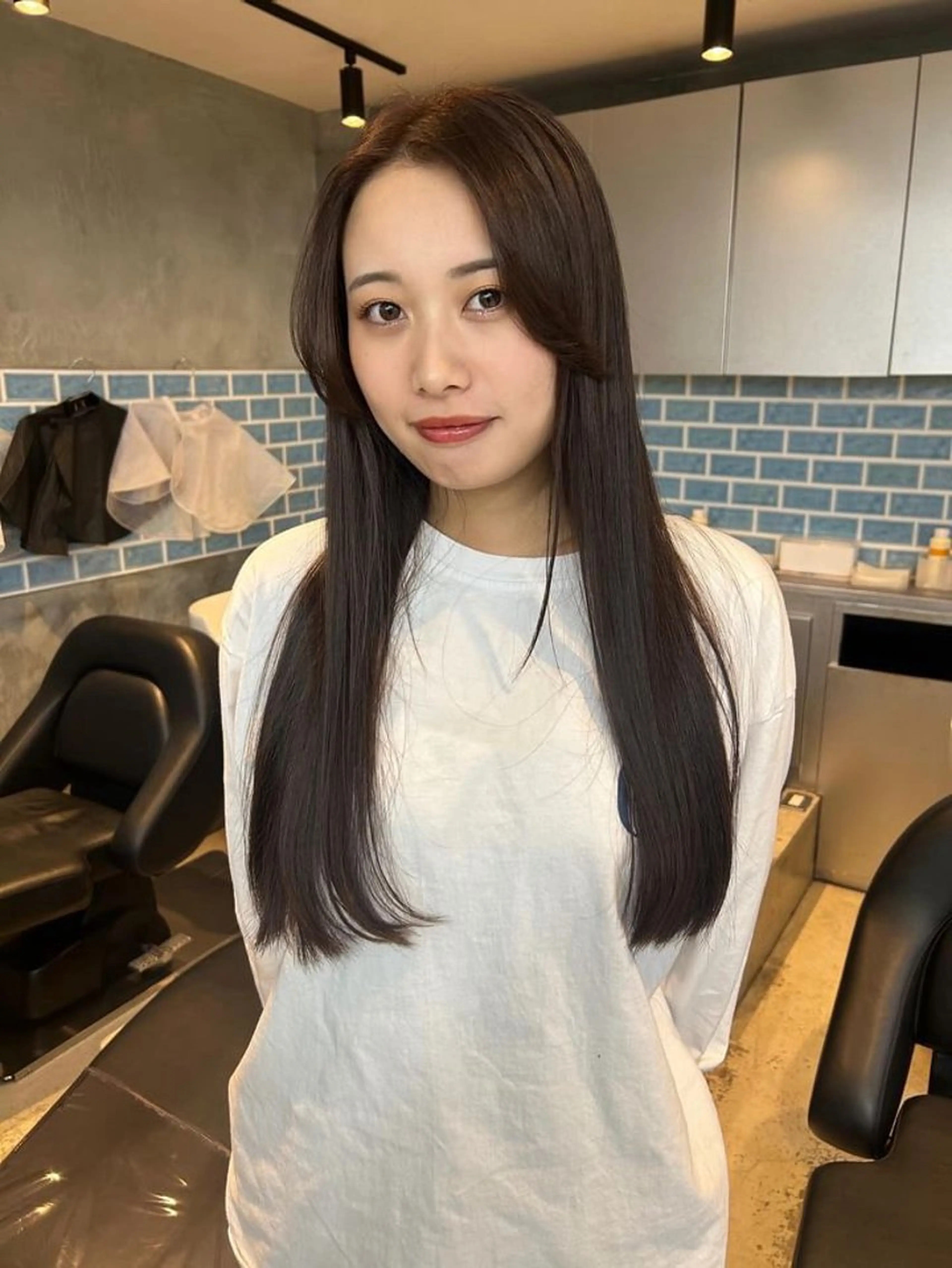 ミディアム カラー 艶感カラー💫 りょお🫧のヘアスタイル