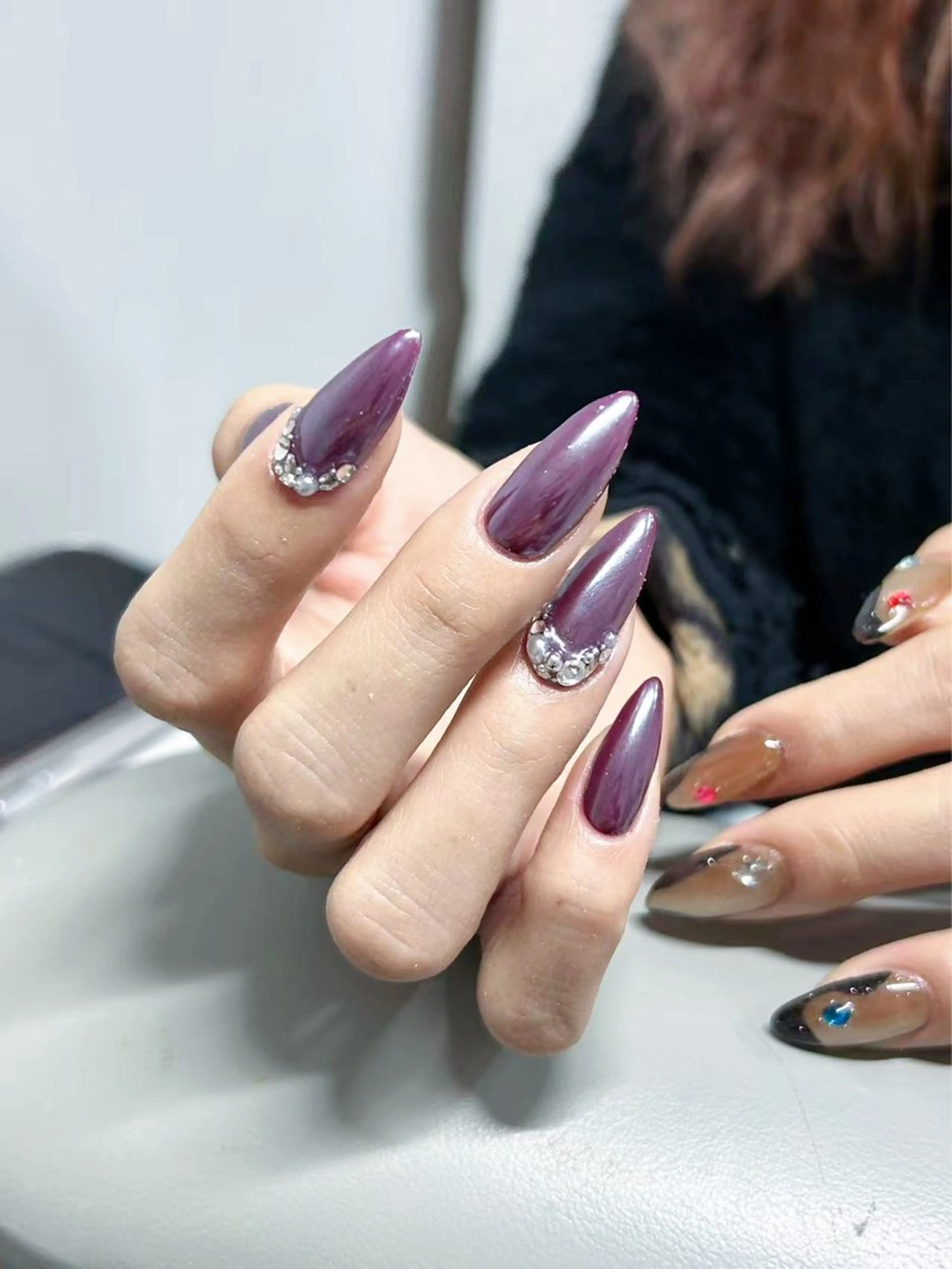 ネイル スカルプネイル シンプルネイル ハンドネイル ハンドケア Lu nailsalonのネイルデザイン
