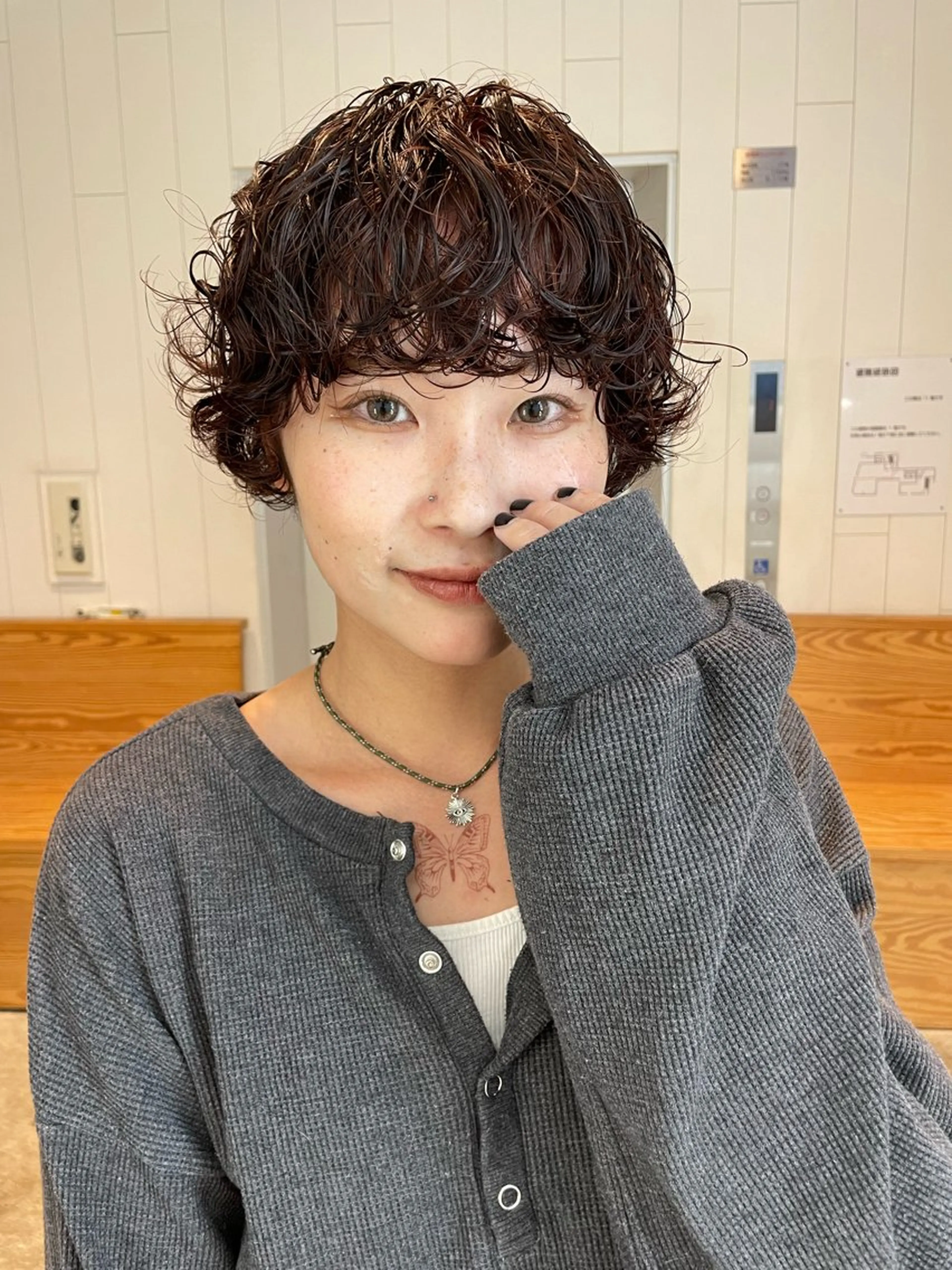 ショート パーマ ショートヘア パーマ/パーマ落とし 【Kouta】のヘアスタイル