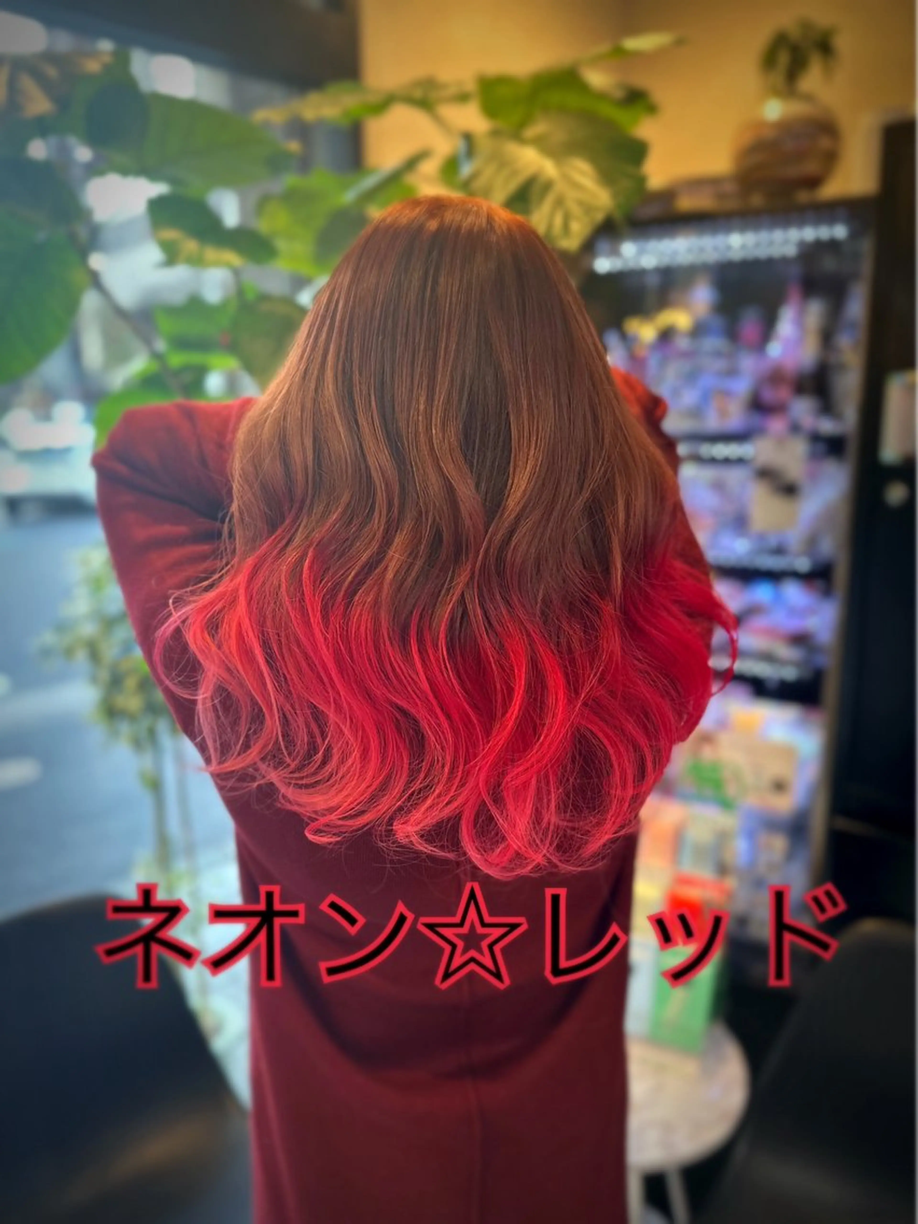 ロング ミストバング 韓国カラー/エクステ carryのヘアスタイル