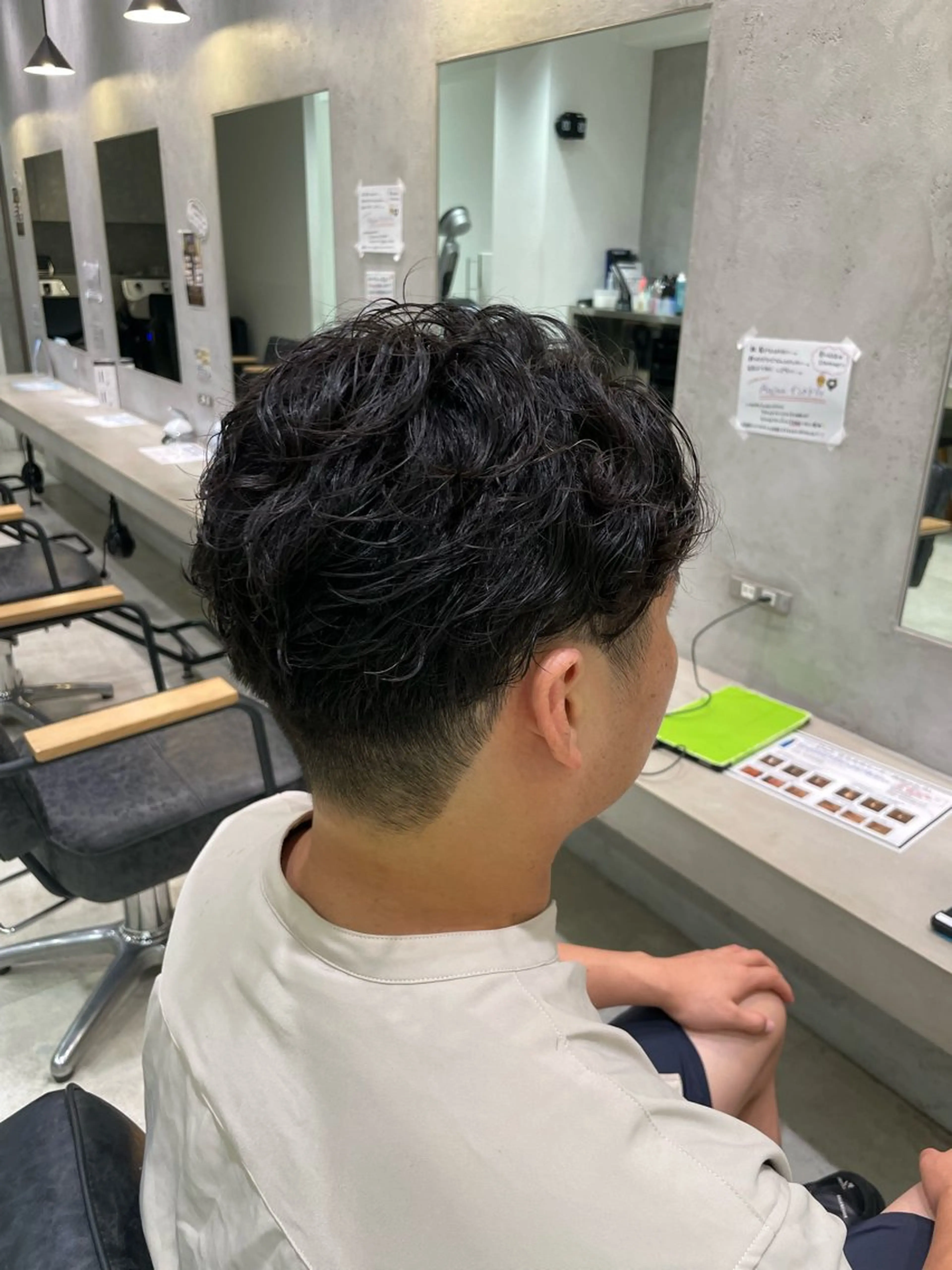 パーマ メンズ 内田 涼風のヘアスタイル