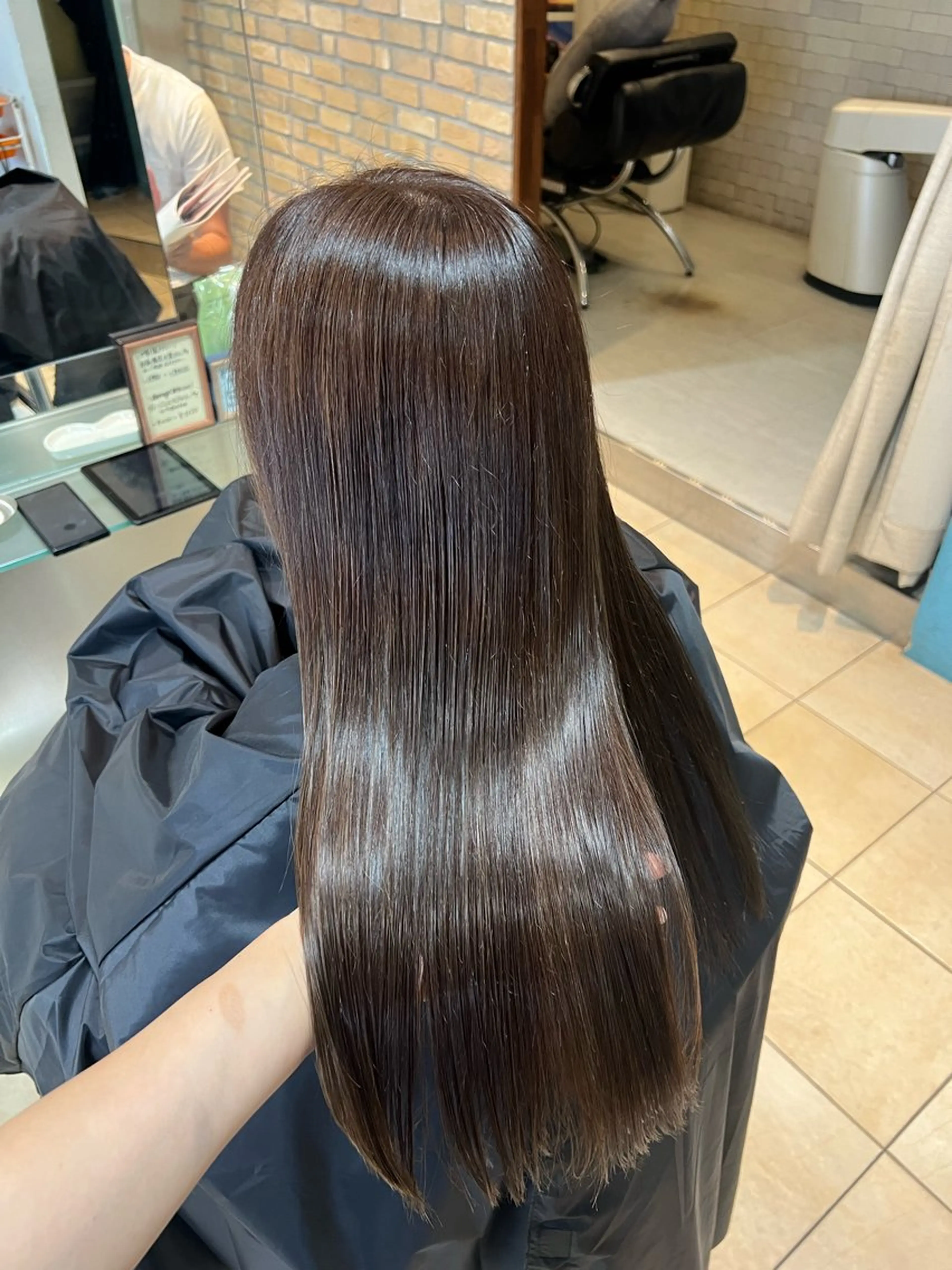 ロング カラー 竹添 有梨沙のヘアスタイル