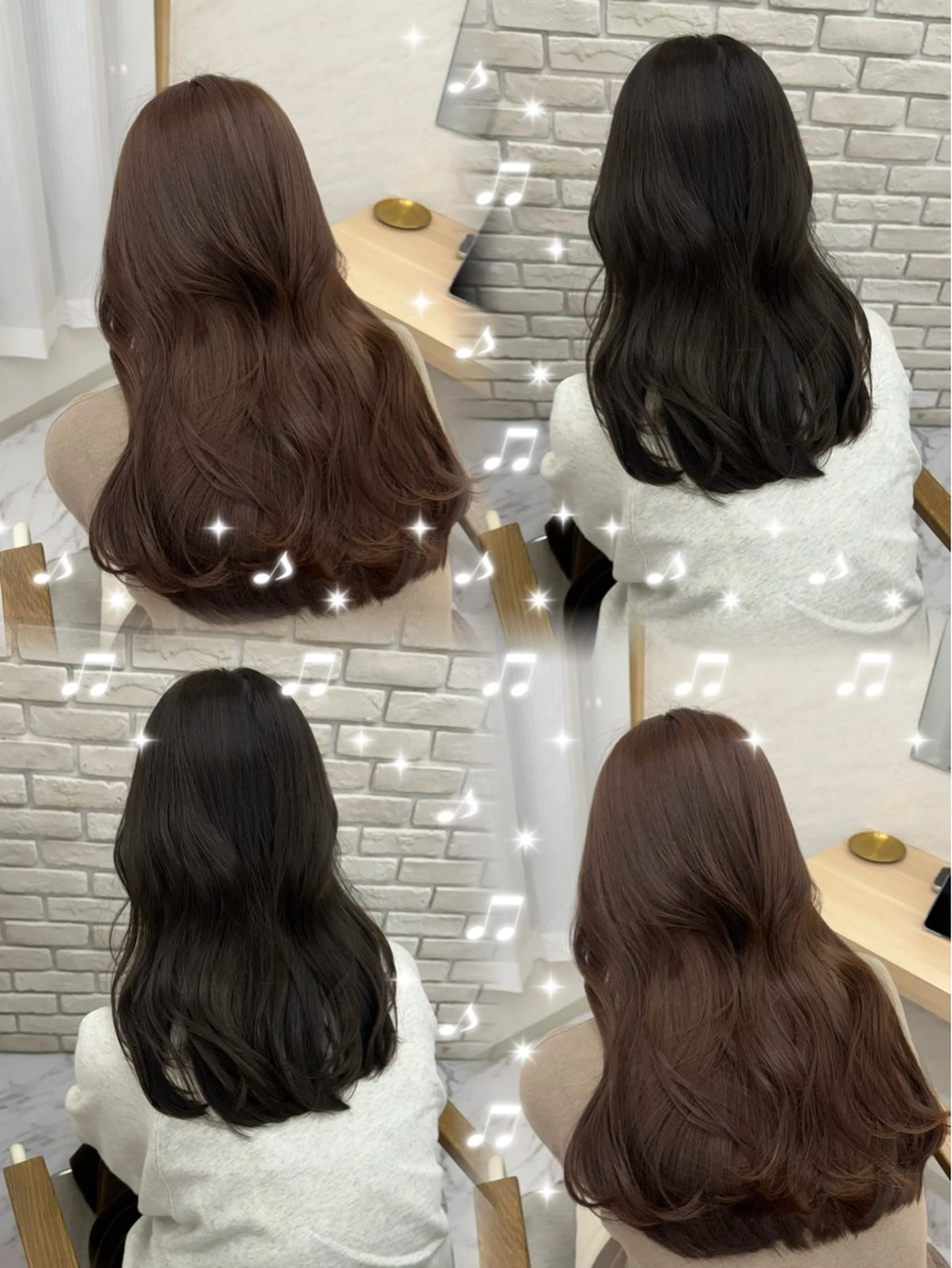 ロング カラー 天野 真依子のヘアスタイル