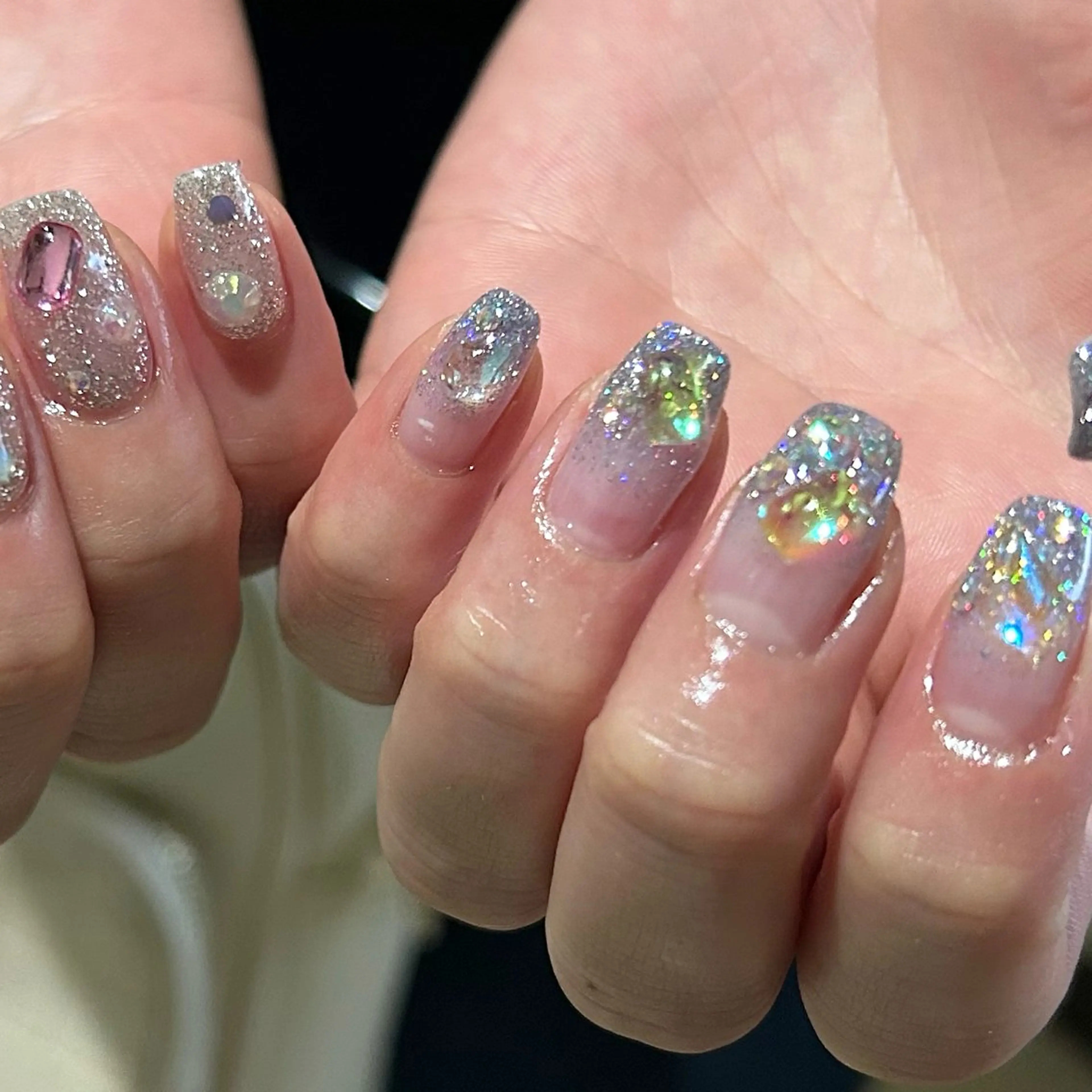 ネイル パラあり！フィルイン 美フォルムのネイルデザイン