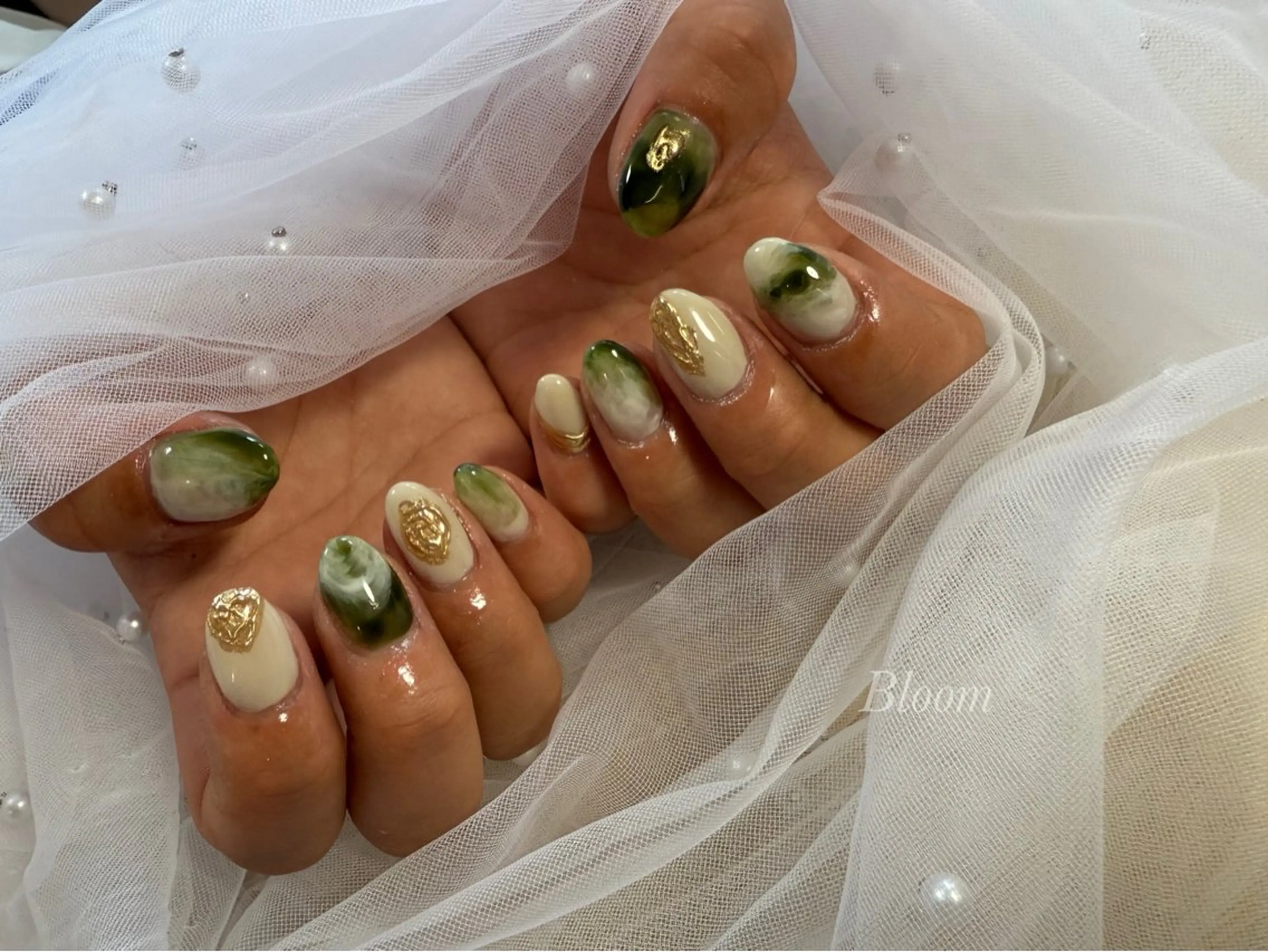 ネイル ニュアンスネイル ハンドネイル Bloom a nail studio所属・松下 未来のネイルデザイン