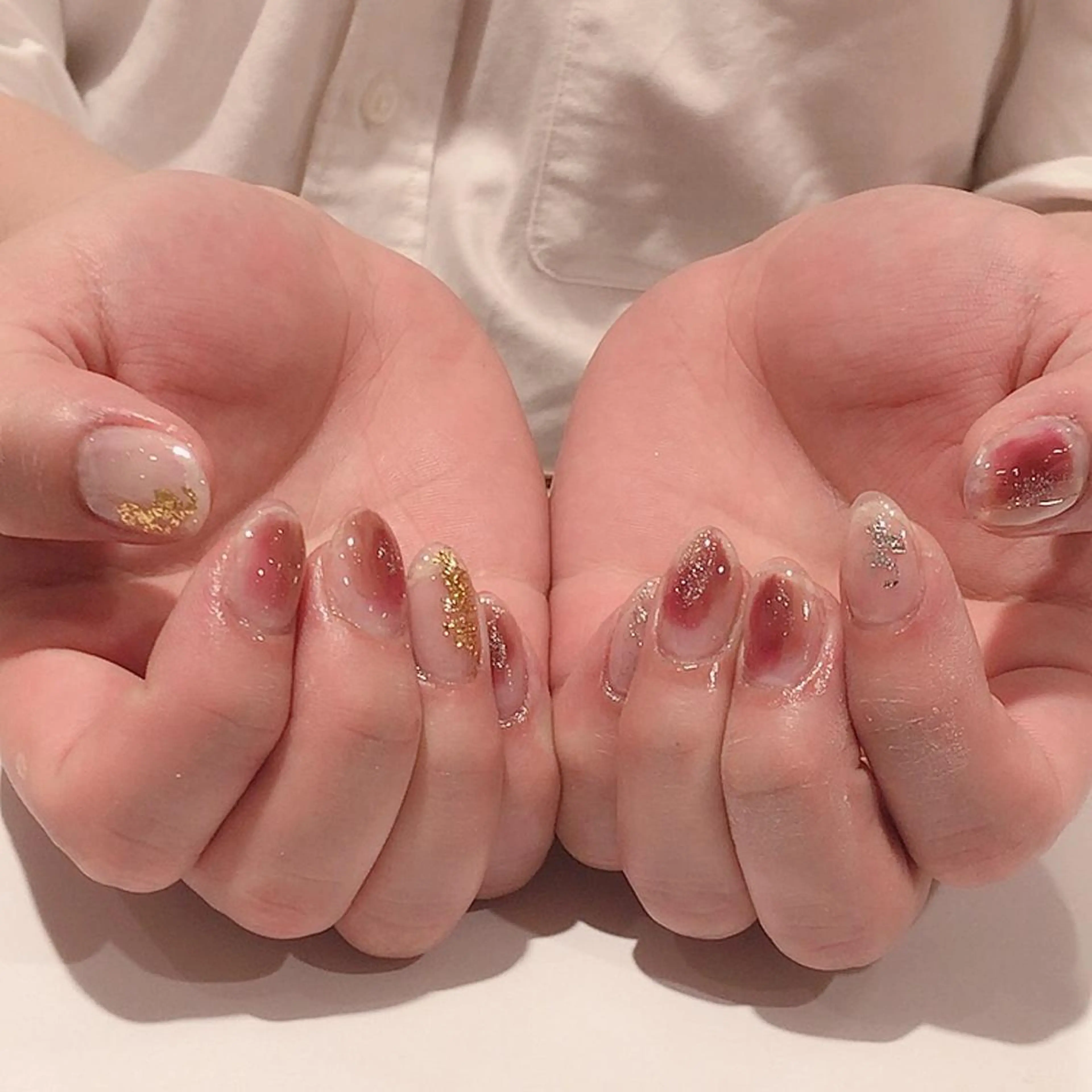 ネイル ニュアンスネイル nailsalon SuMILEのネイルデザイン