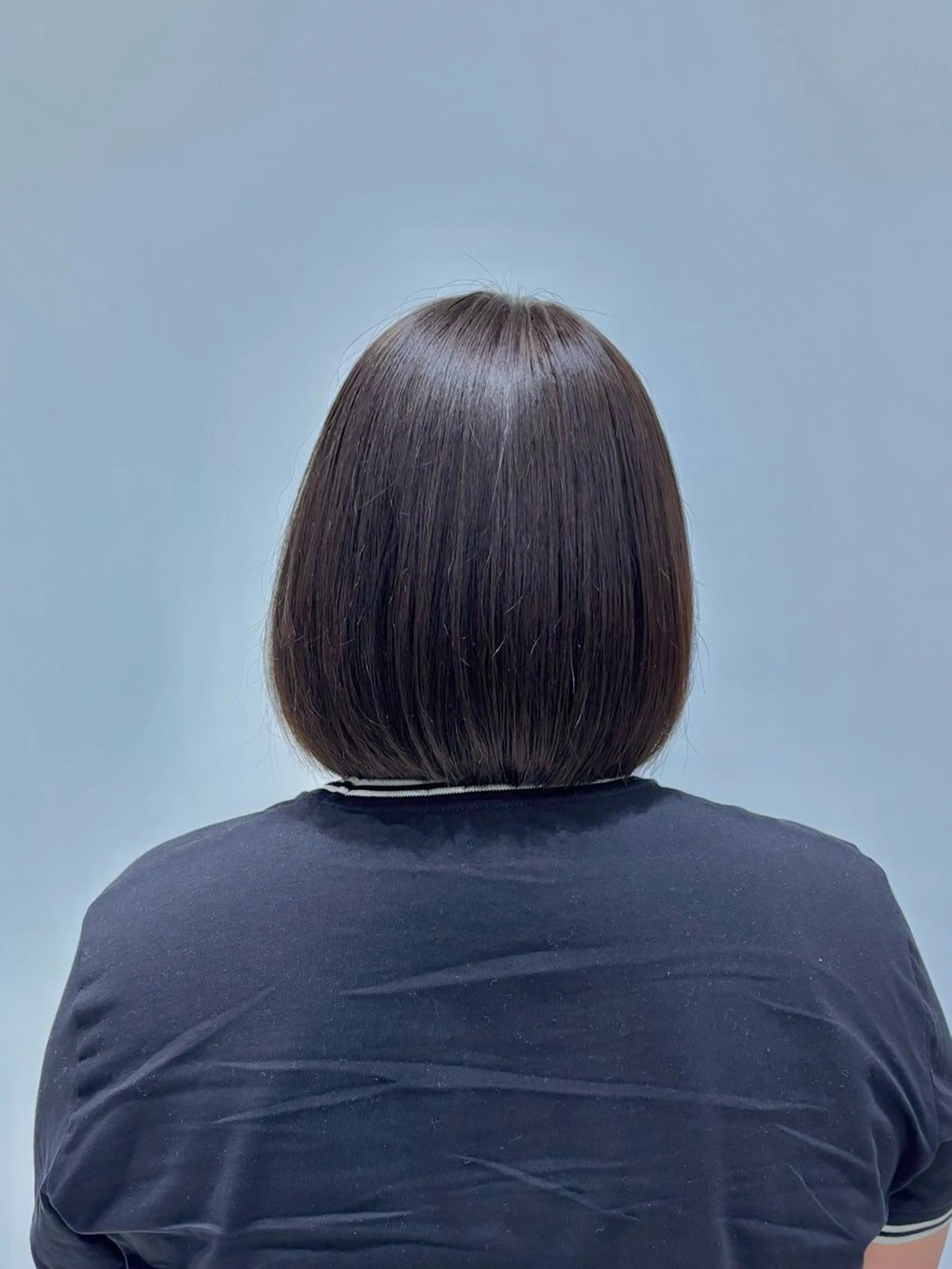 ミディアム ボブ 岩澤 帆空斗のヘアスタイル