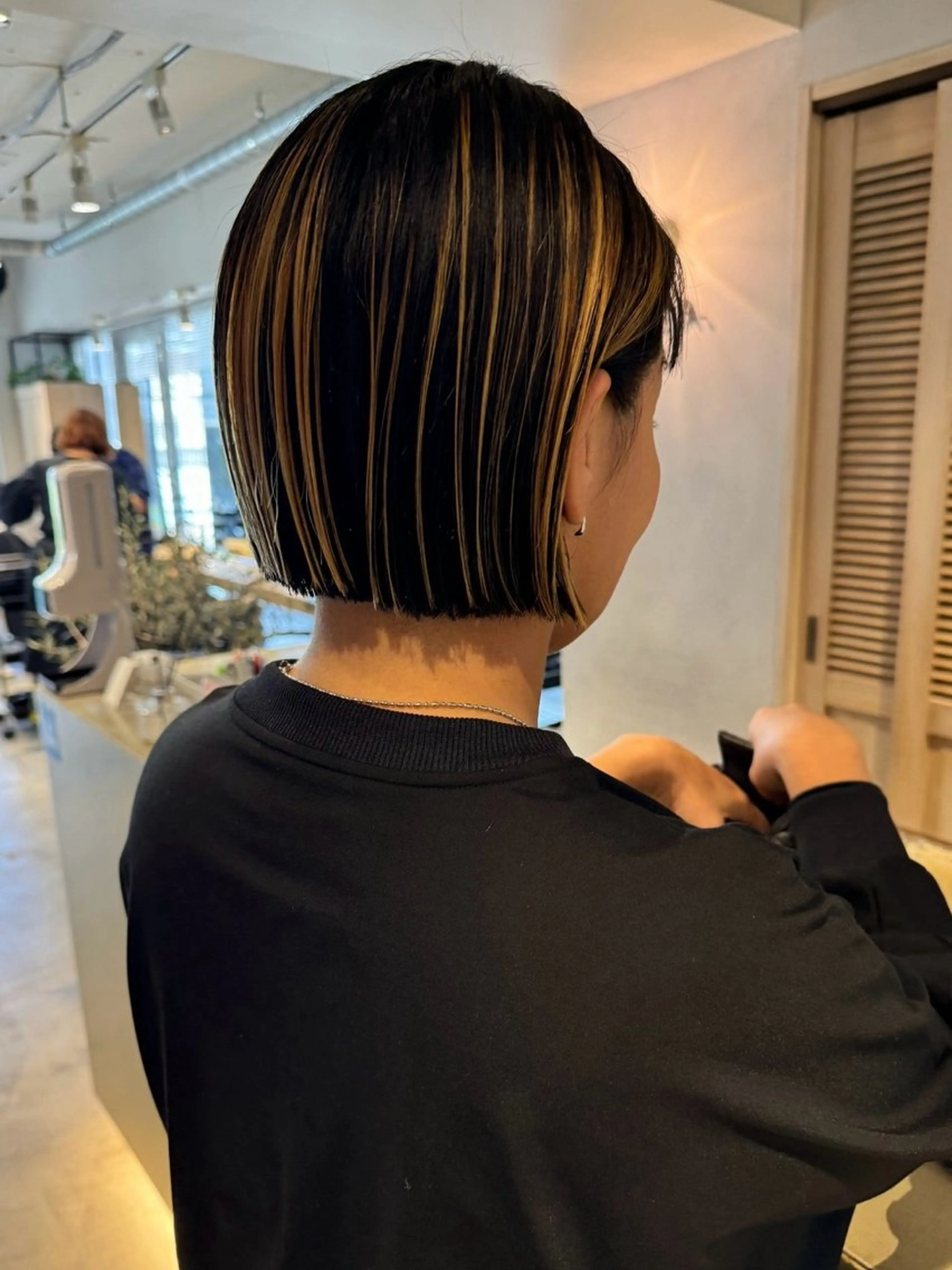 ミディアム 透明感カラー/似合わ せカット/大島実加永のヘアスタイル