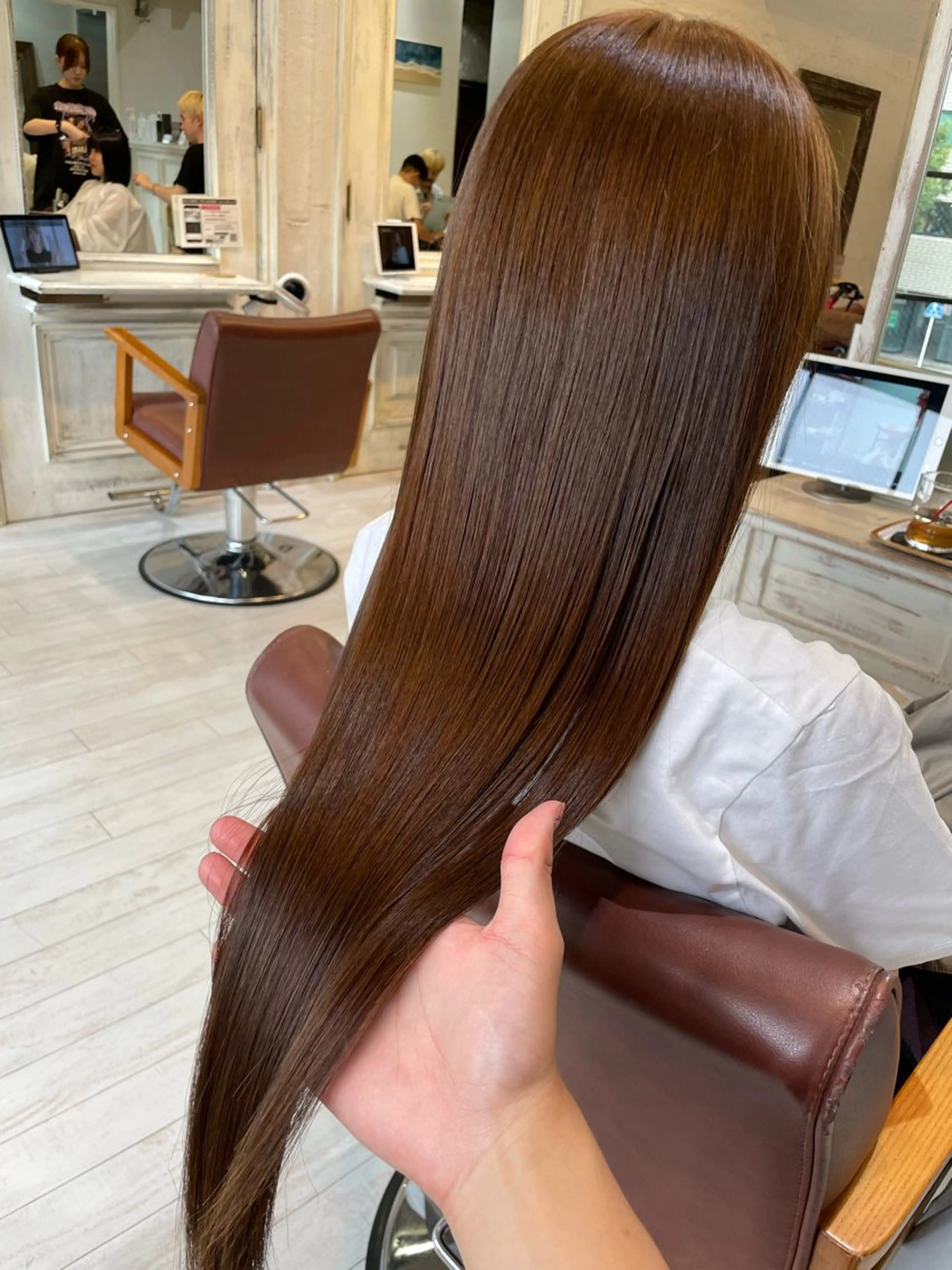 ロング カラー F Beauty表参道所属・髪質改善/縮毛矯正/ レイヤーカット/ガブのヘアスタイル