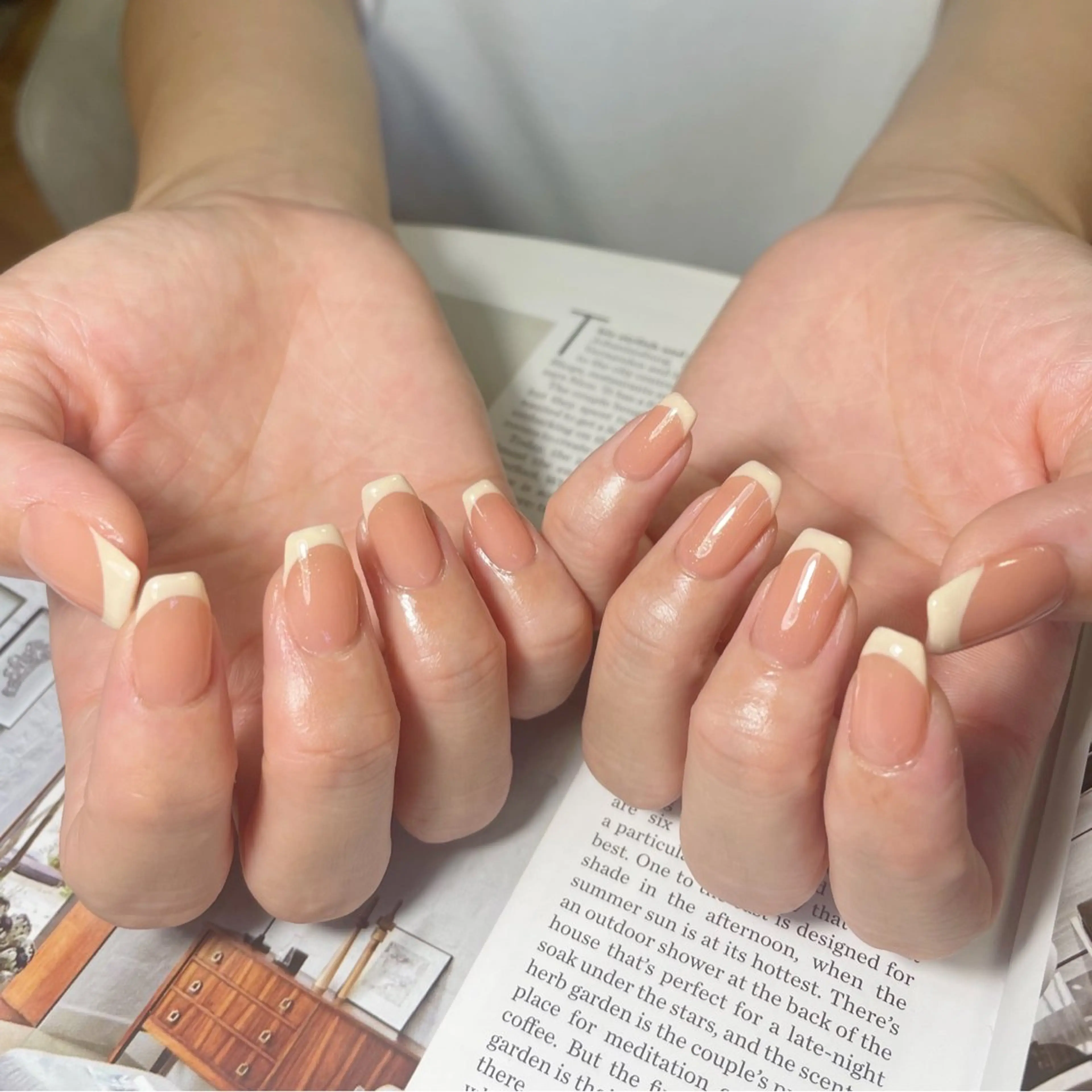 ネイル フレンチネイル Lofinails ちひろのネイルデザイン