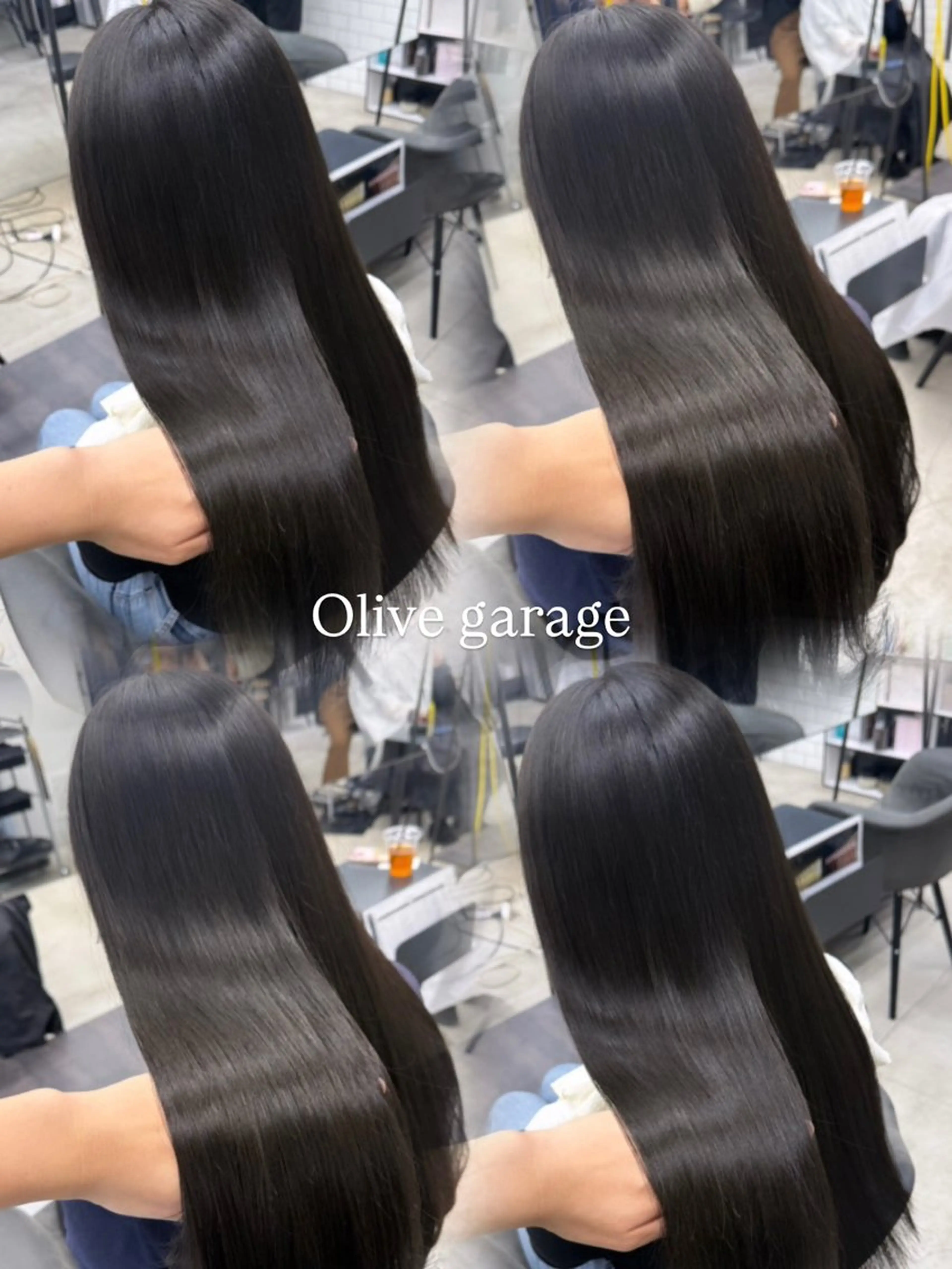 ロング カット ヘアカラー トリートメント 韓国🫧髪質改善🫧 縮毛矯正🫧陽菜🫧のヘアスタイル