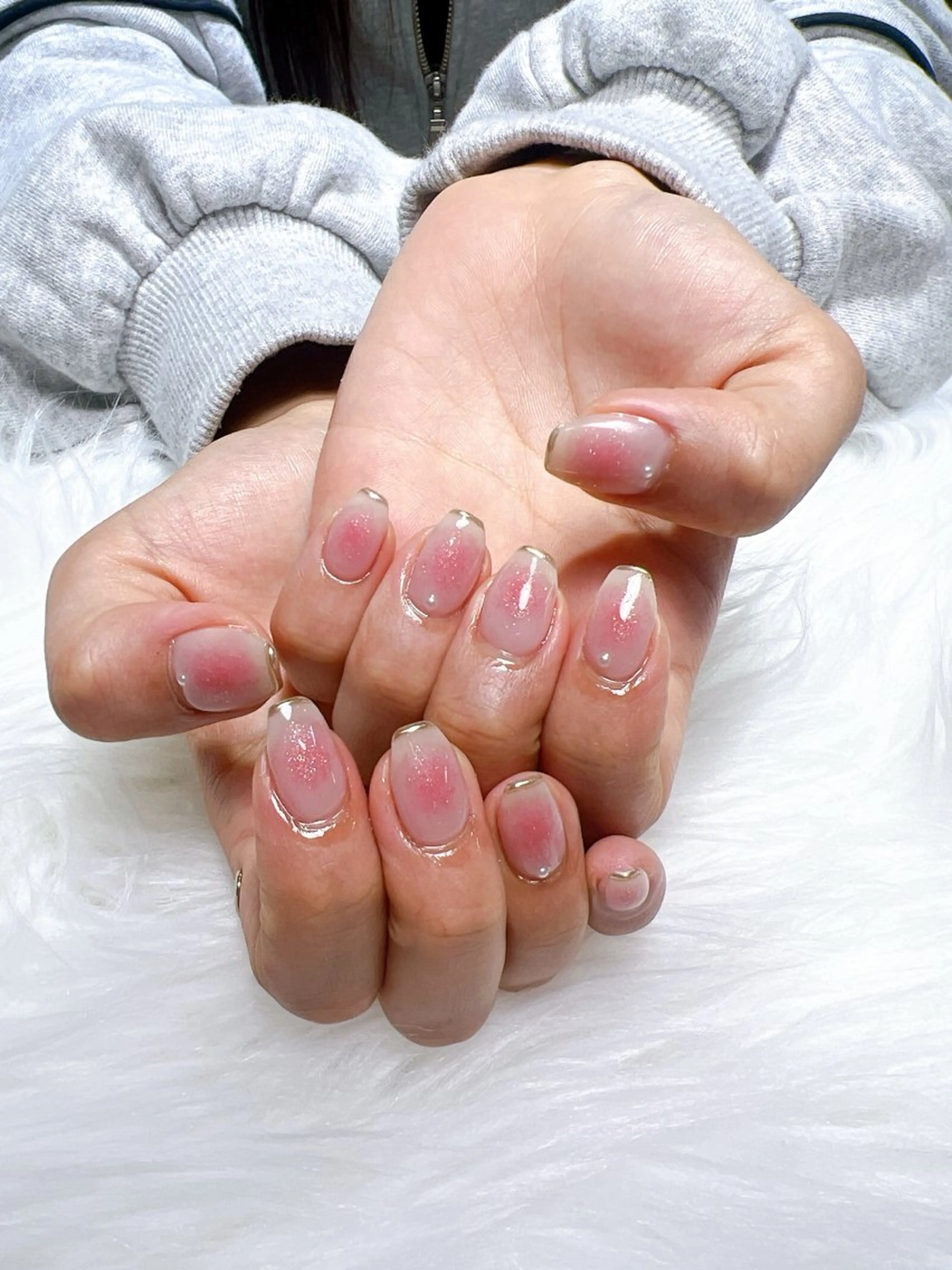 ネイル チークネイル ハンドネイル Tumake🩶 Natsumi𖤐⡱のネイルデザイン